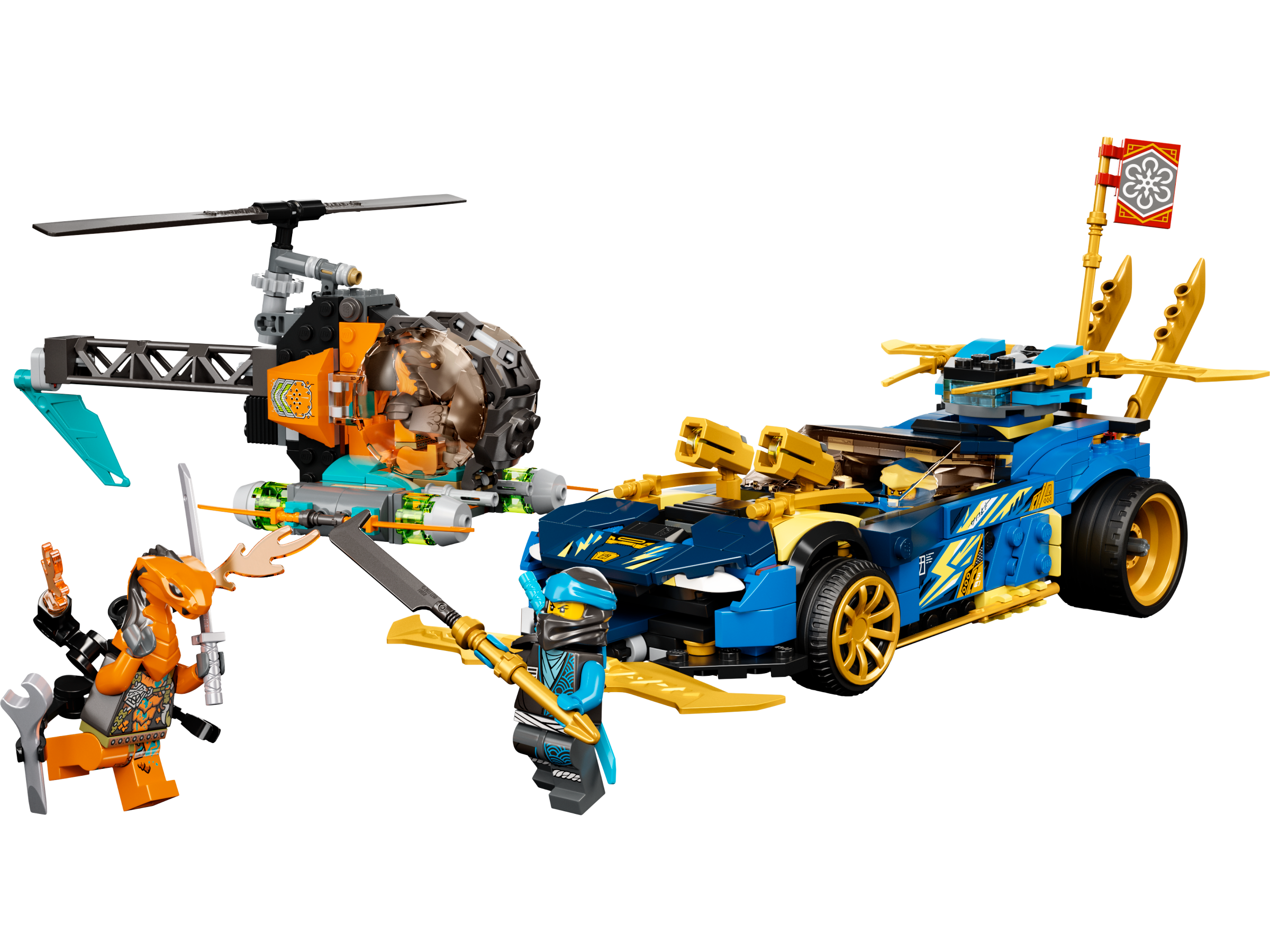 LEGO set 71776-1 Jay and Nya's Race Car EVO - Image 1