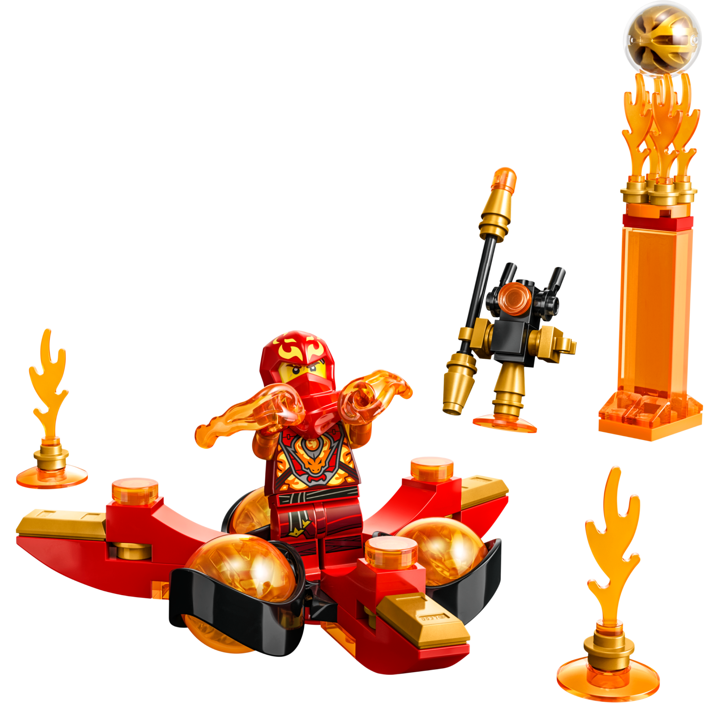 LEGO set 71777-1 Kai’s Dragon Power Spinjitzu Flip - Image 1