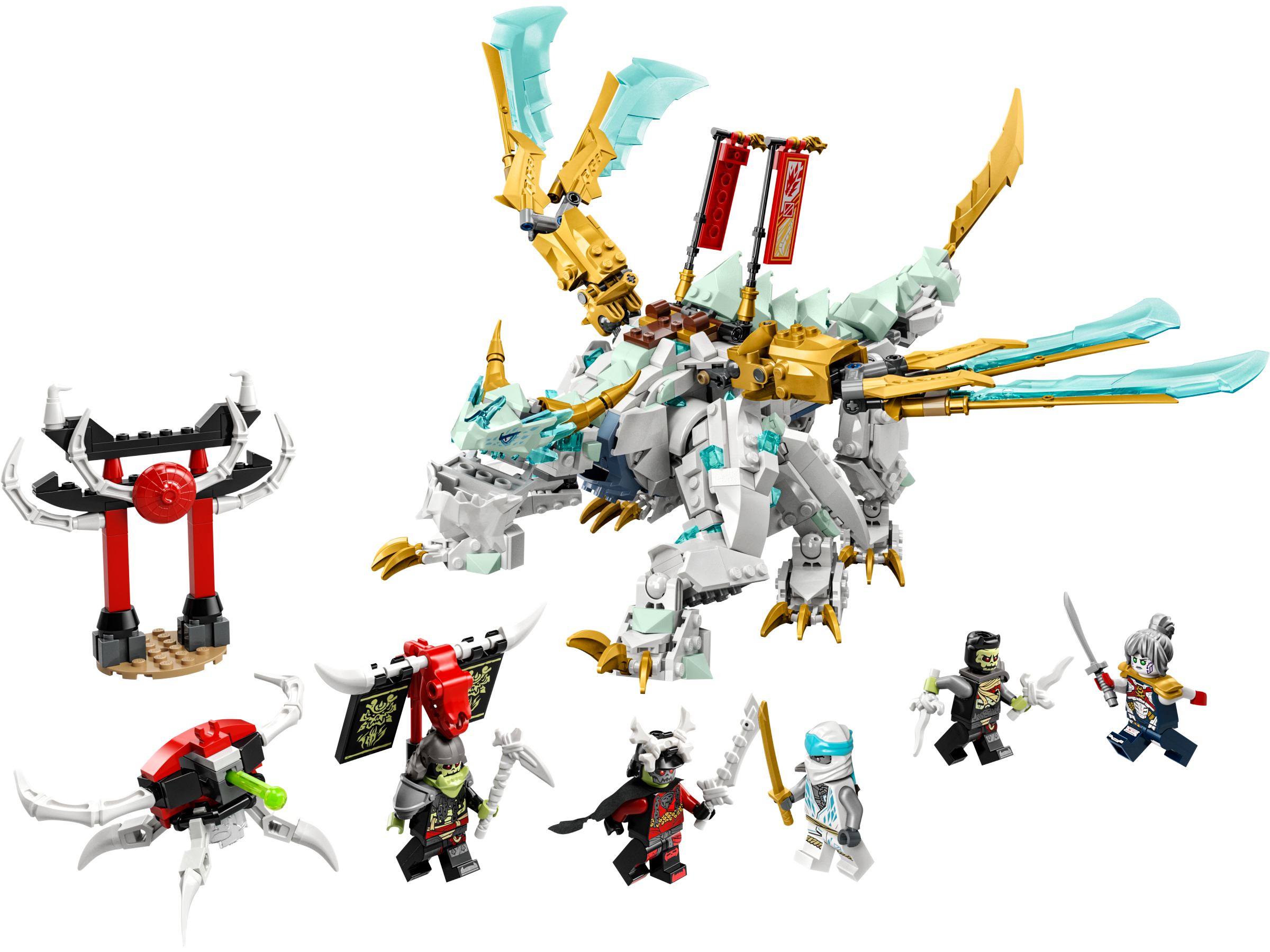 LEGO set 71786-1 Zane's Ice Dragon Creature - Image 1
