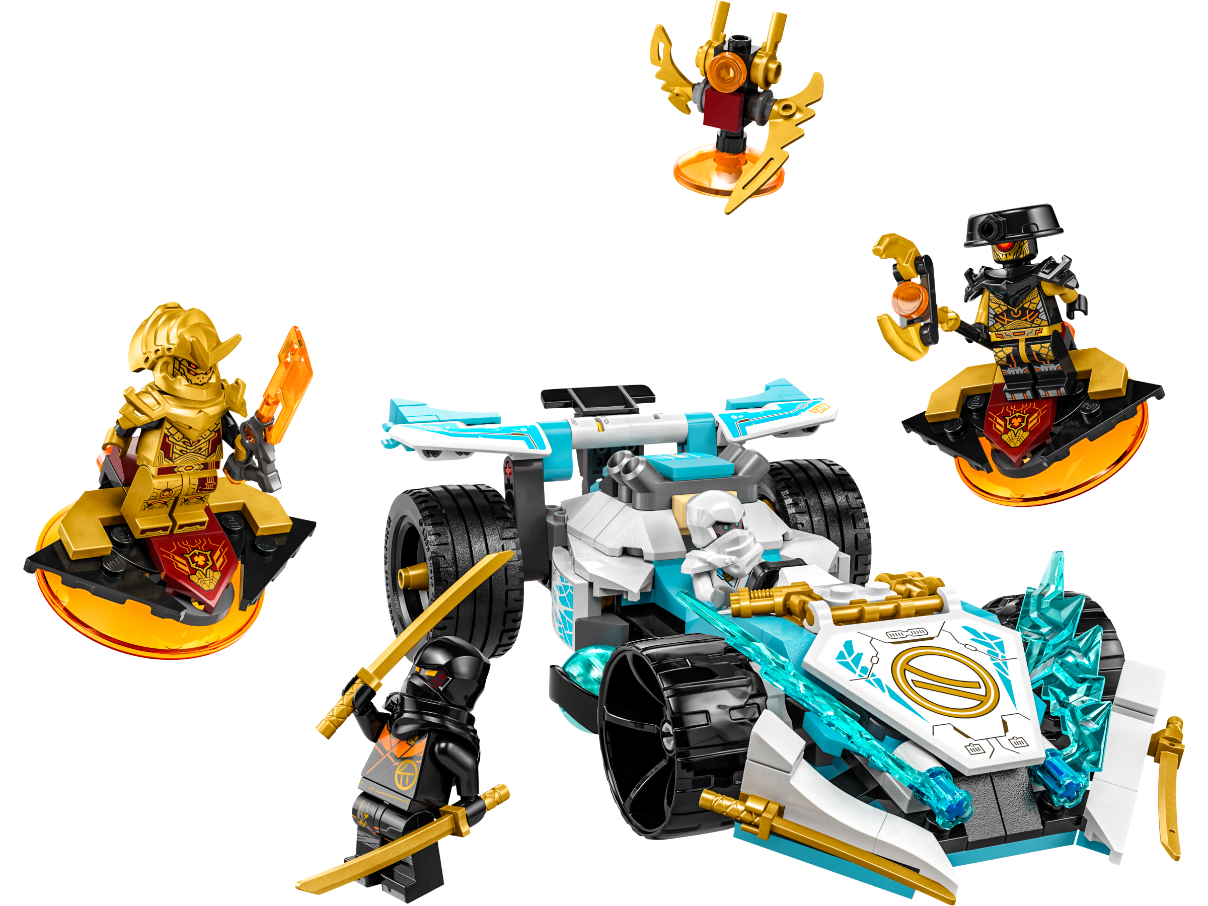 LEGO set 71791-1 Zane’s Dragon Power Spinjitzu Race Car - Image 1