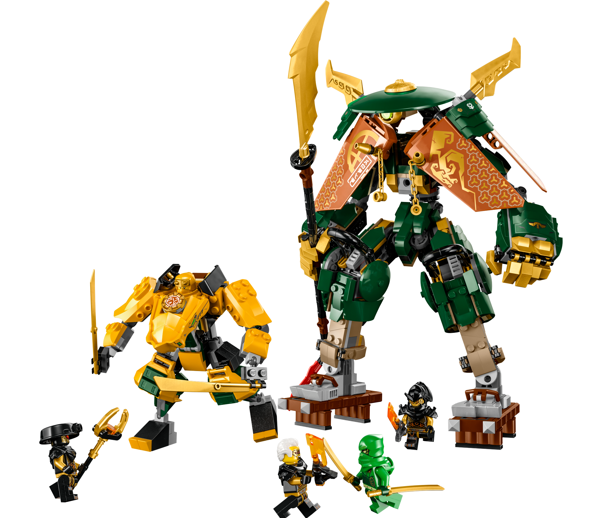 LEGO set 71794-1 Lloyd and Arin's Ninja Team Mechs - Image 1