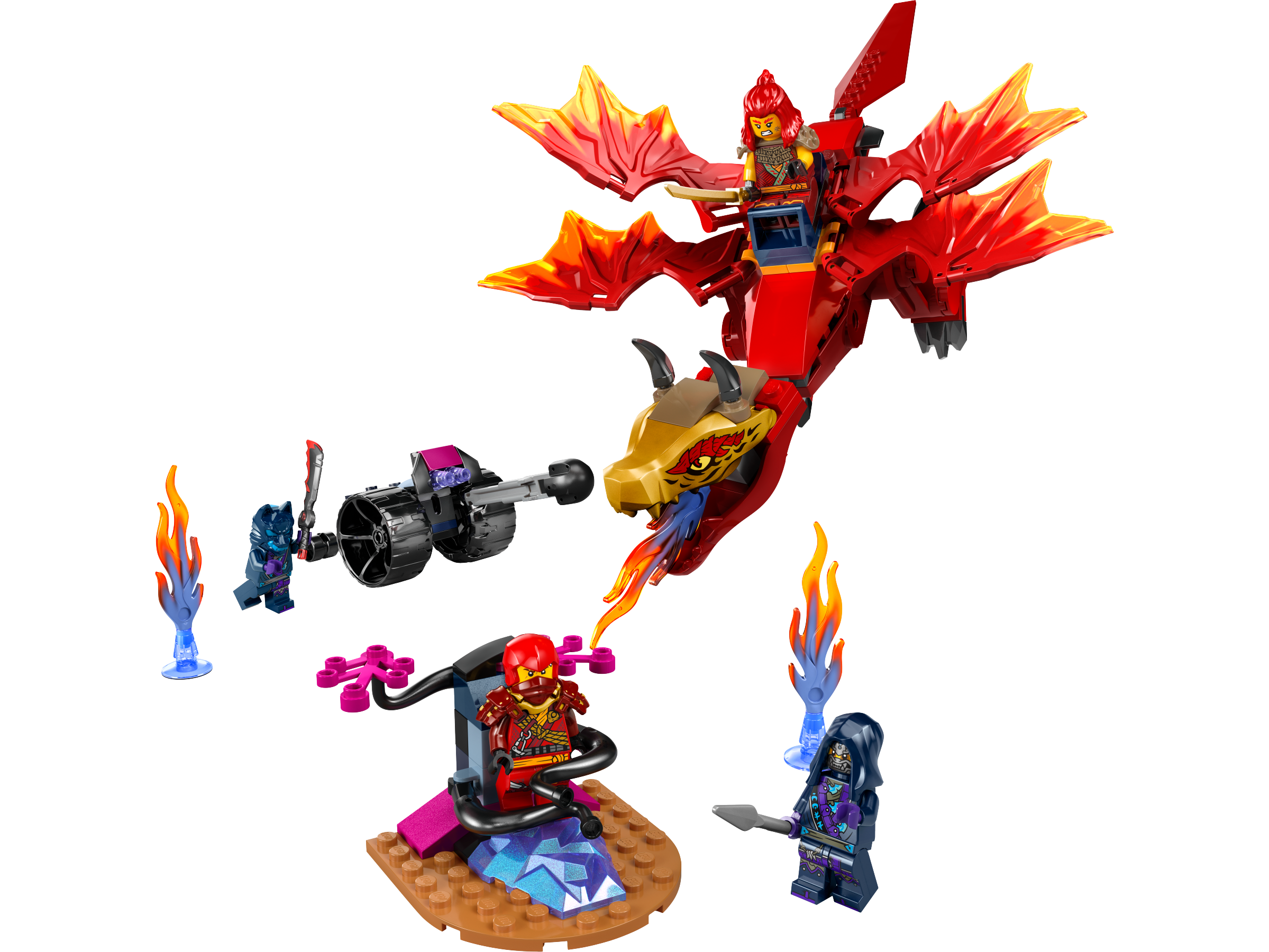 LEGO set 71815-1 Kai's Source Dragon Battle - Image 1
