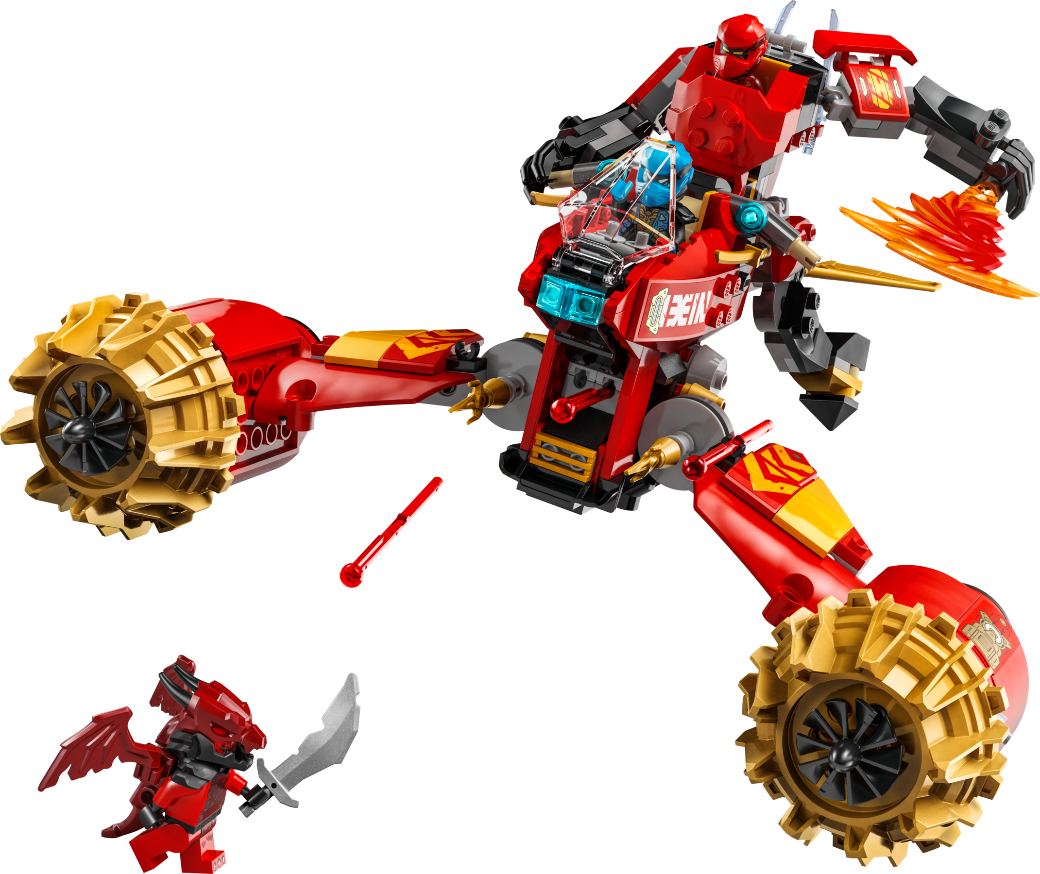 LEGO set 71830-1 Kai's Mech Storm Rider - Image 1