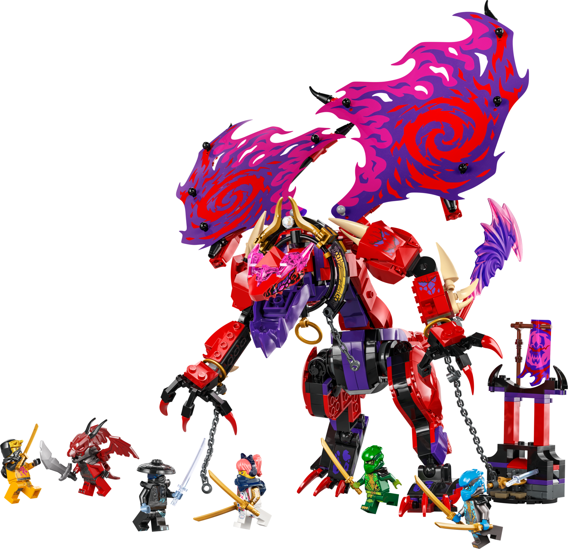 LEGO set 71832-1 Thunderfang Dragon of Chaos - Image 1