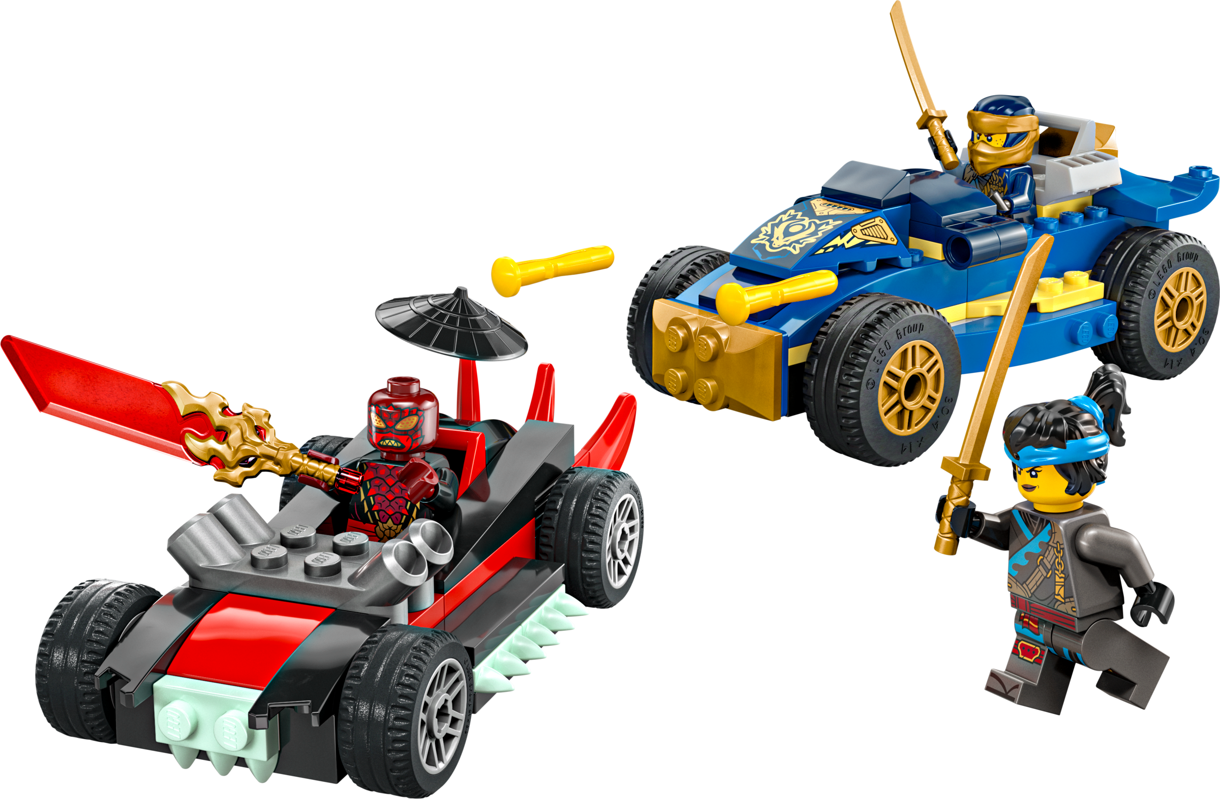 LEGO set 71840-1 Rogue vs. Drix Race Car Duel - Image 1