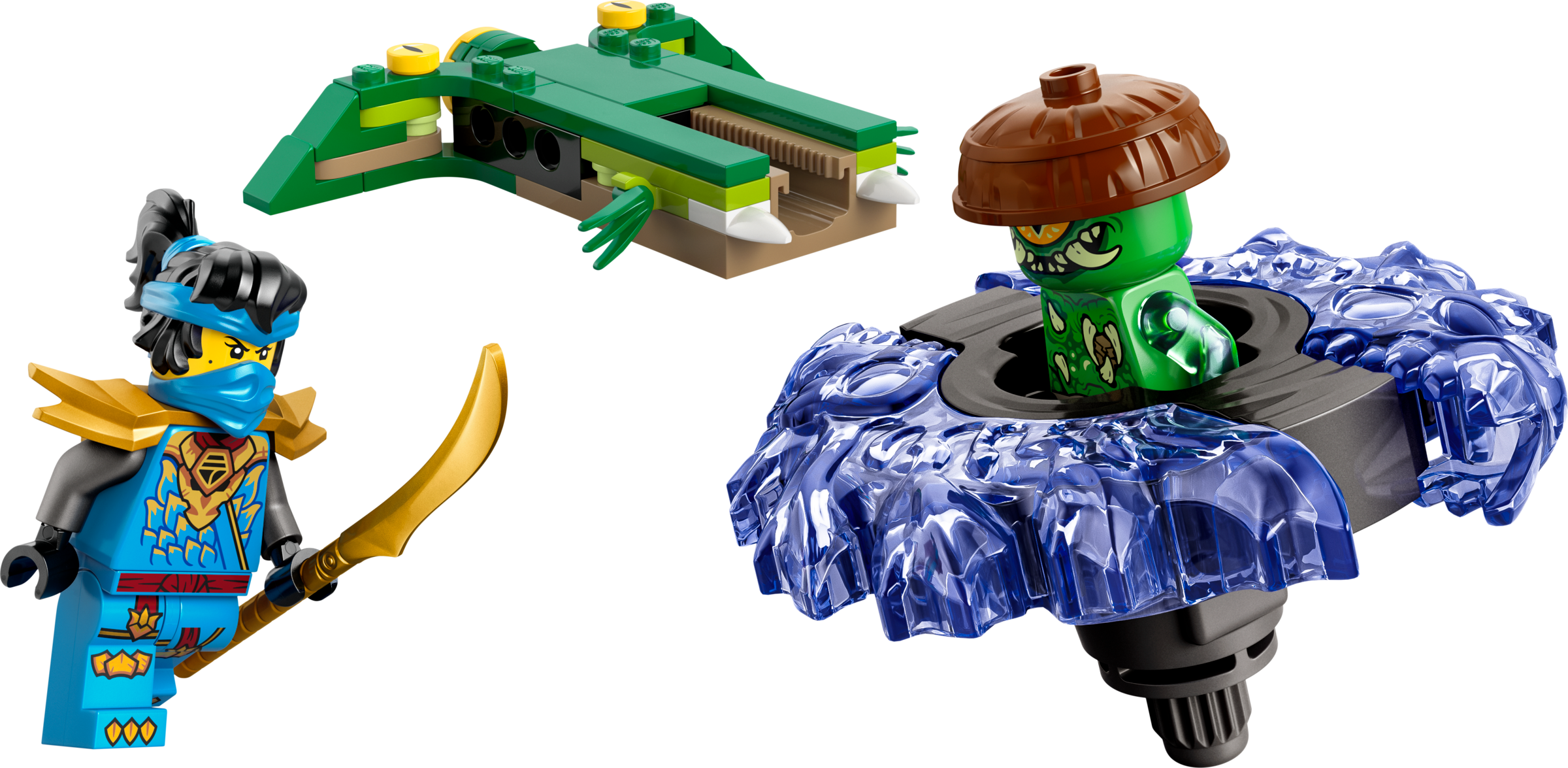 LEGO set 71849-1 Nya vs. Mutation Monster Spinner - Image 1
