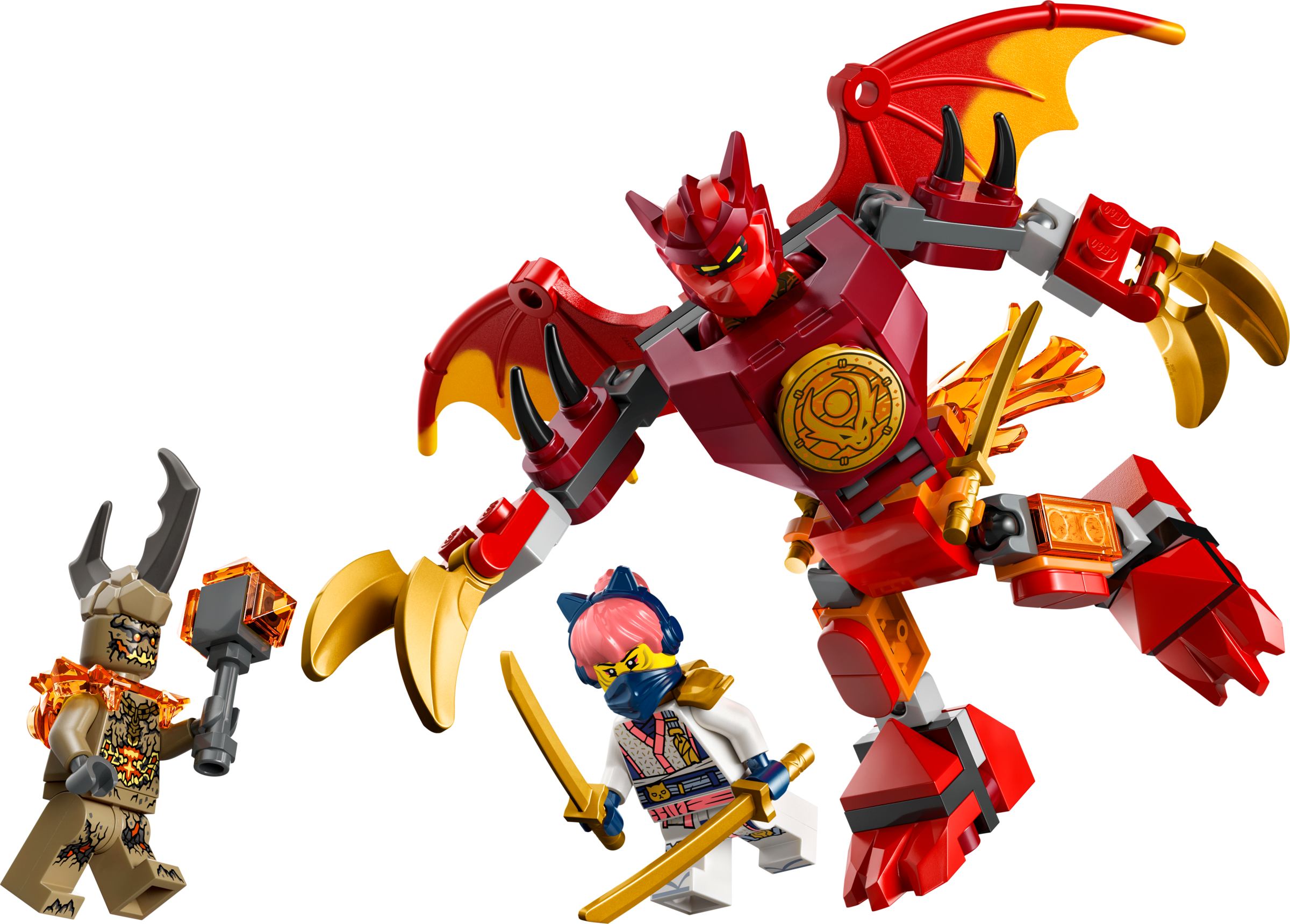 LEGO set 71851-1 Kai's Dragon Mech Battle Pack - Image 1