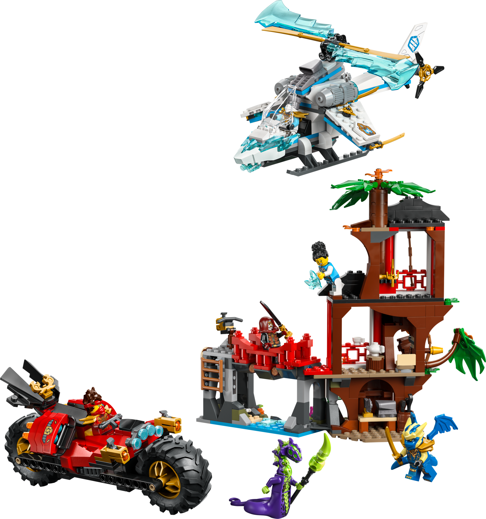 LEGO set 71857-1 Ninja Vehicle Tree House Battle - Image 1