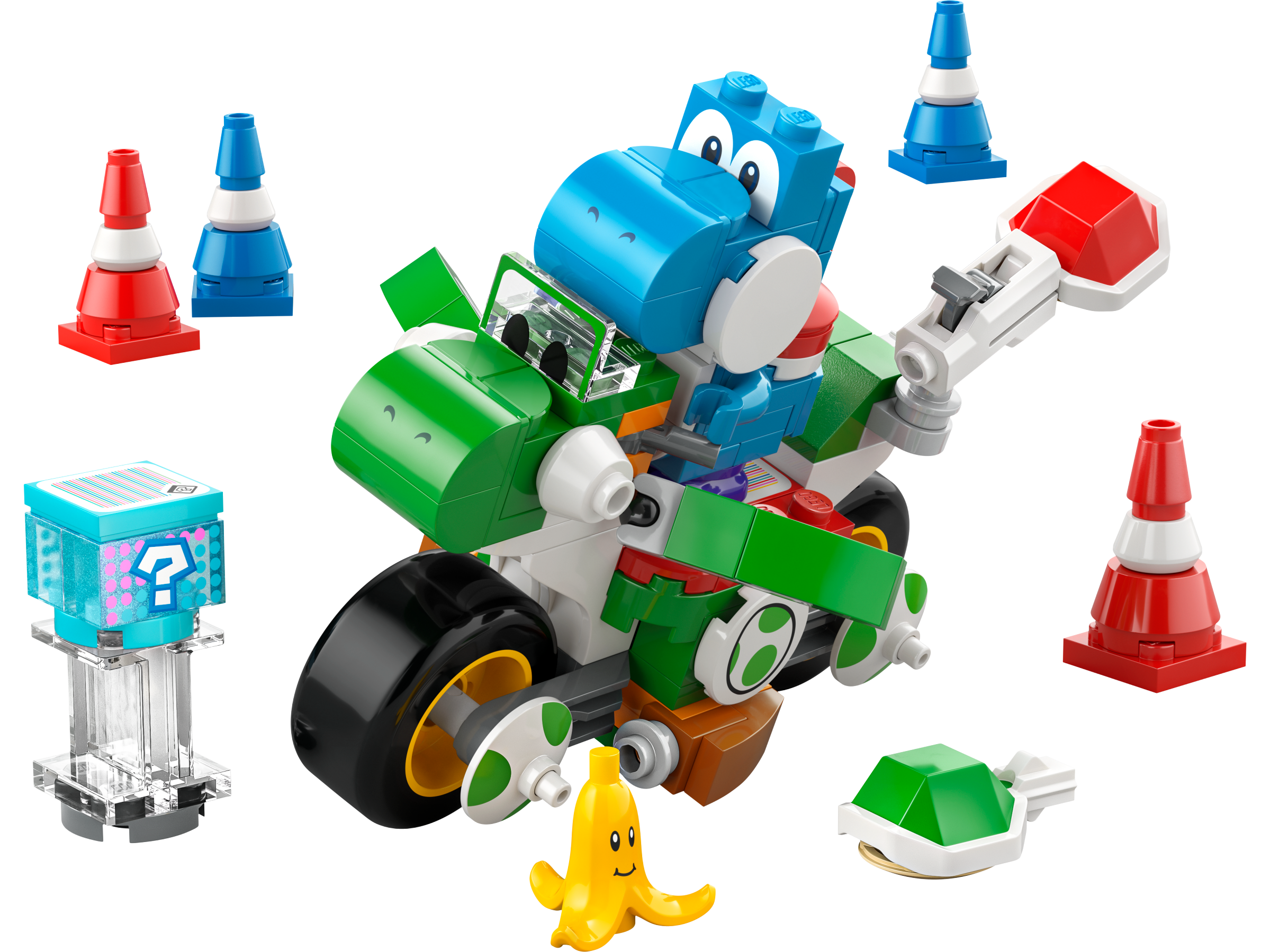 LEGO set 72031-1 Mario Kart - Yoshi Bike - Image 1
