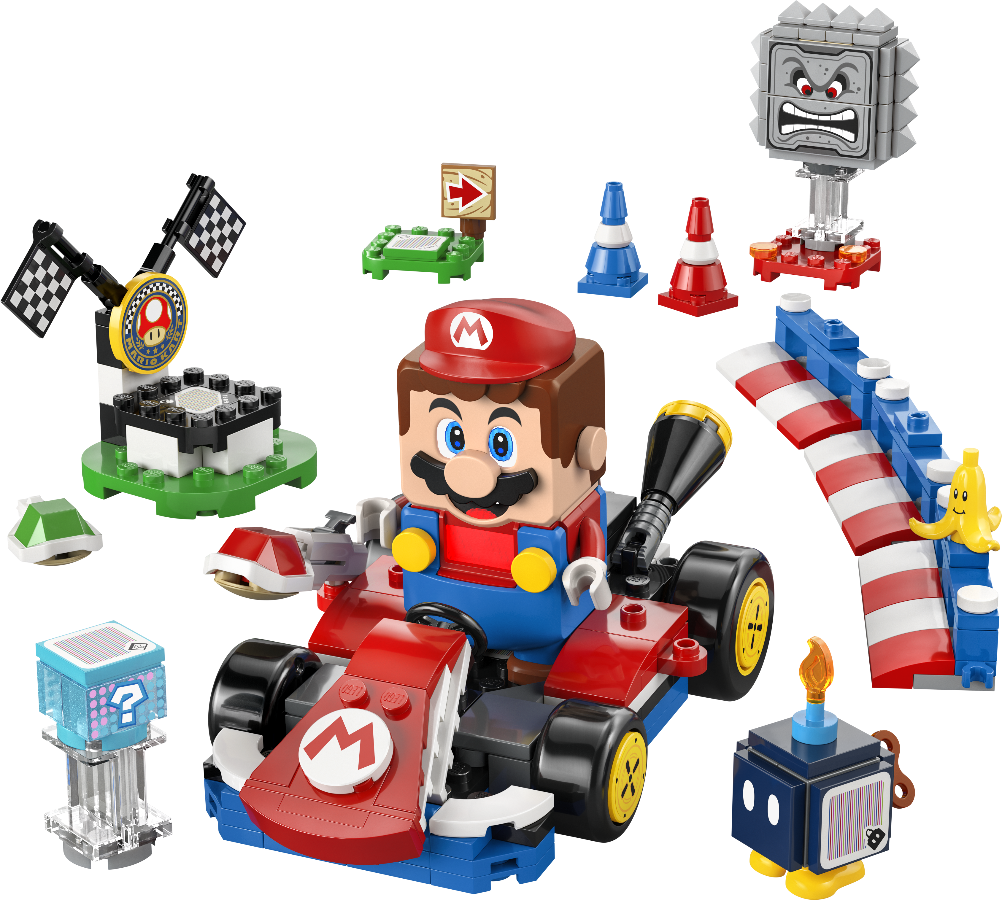 LEGO set 72043-1 Mario Kart – Interactive LEGO Mario & Standard Kart - Image 1