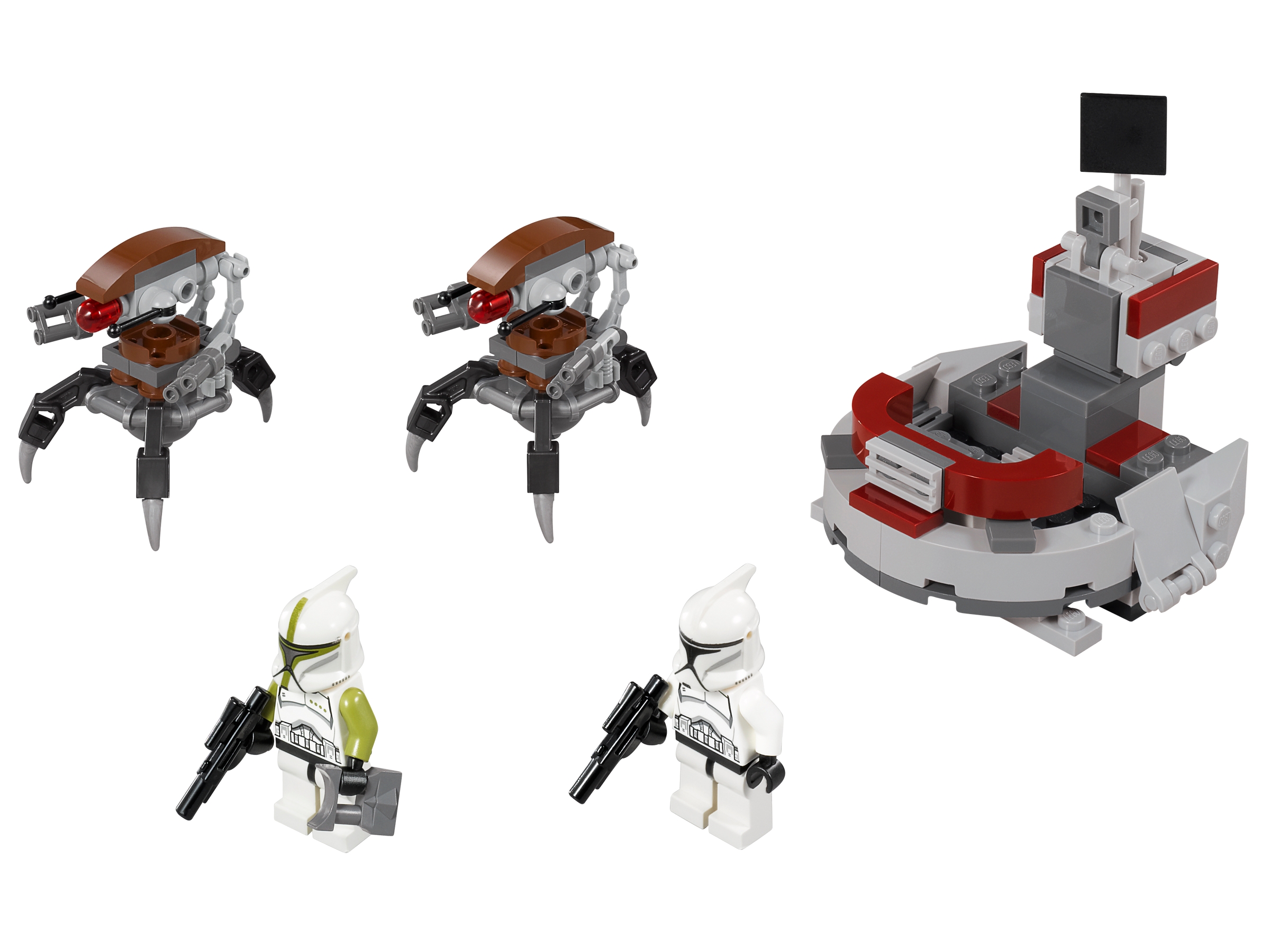 LEGO set 75000-1 Clone Troopers vs. Droidekas - Image 1