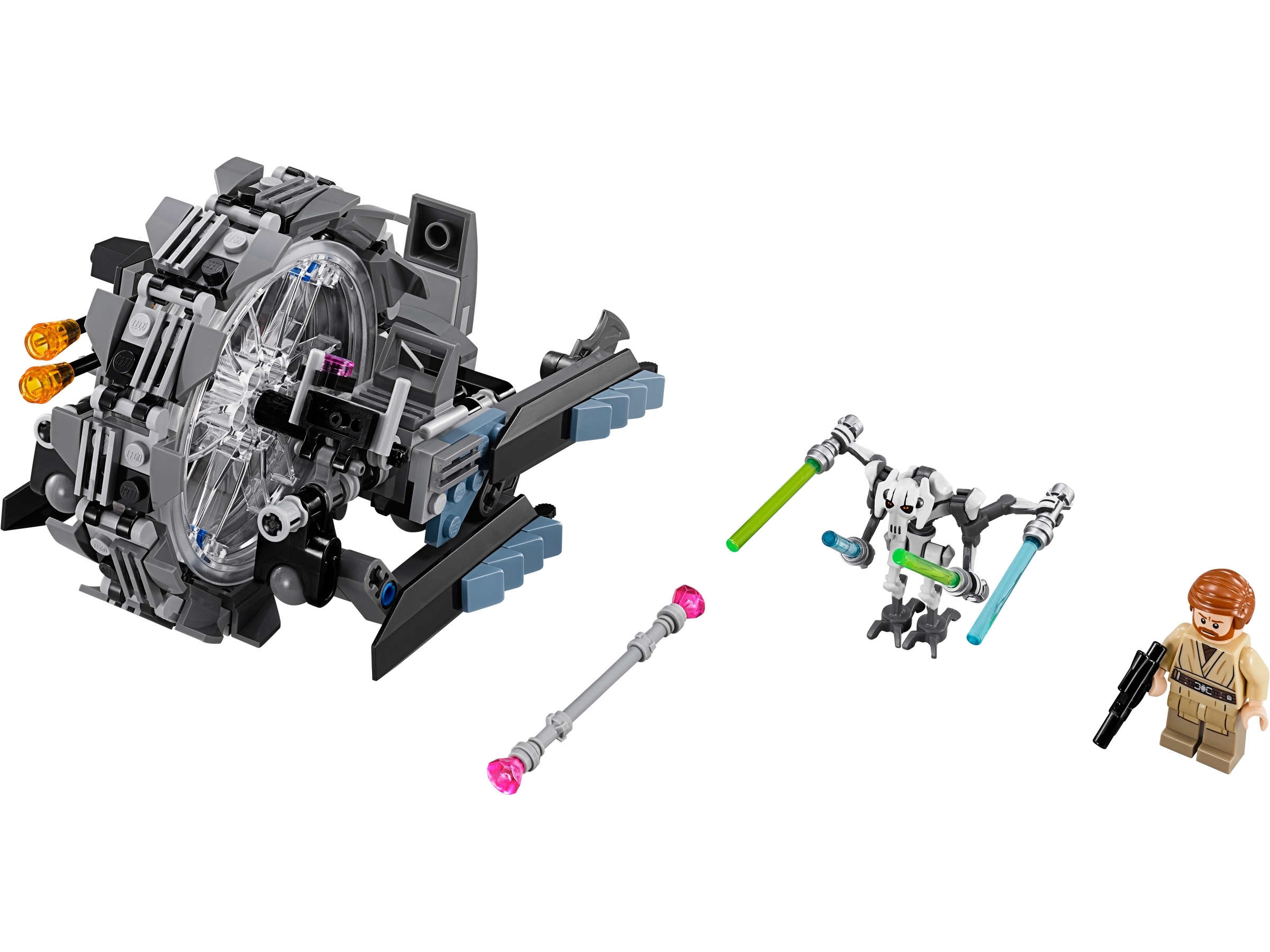 LEGO set 75040-1 General Grievous' Wheel Bike - Image 1