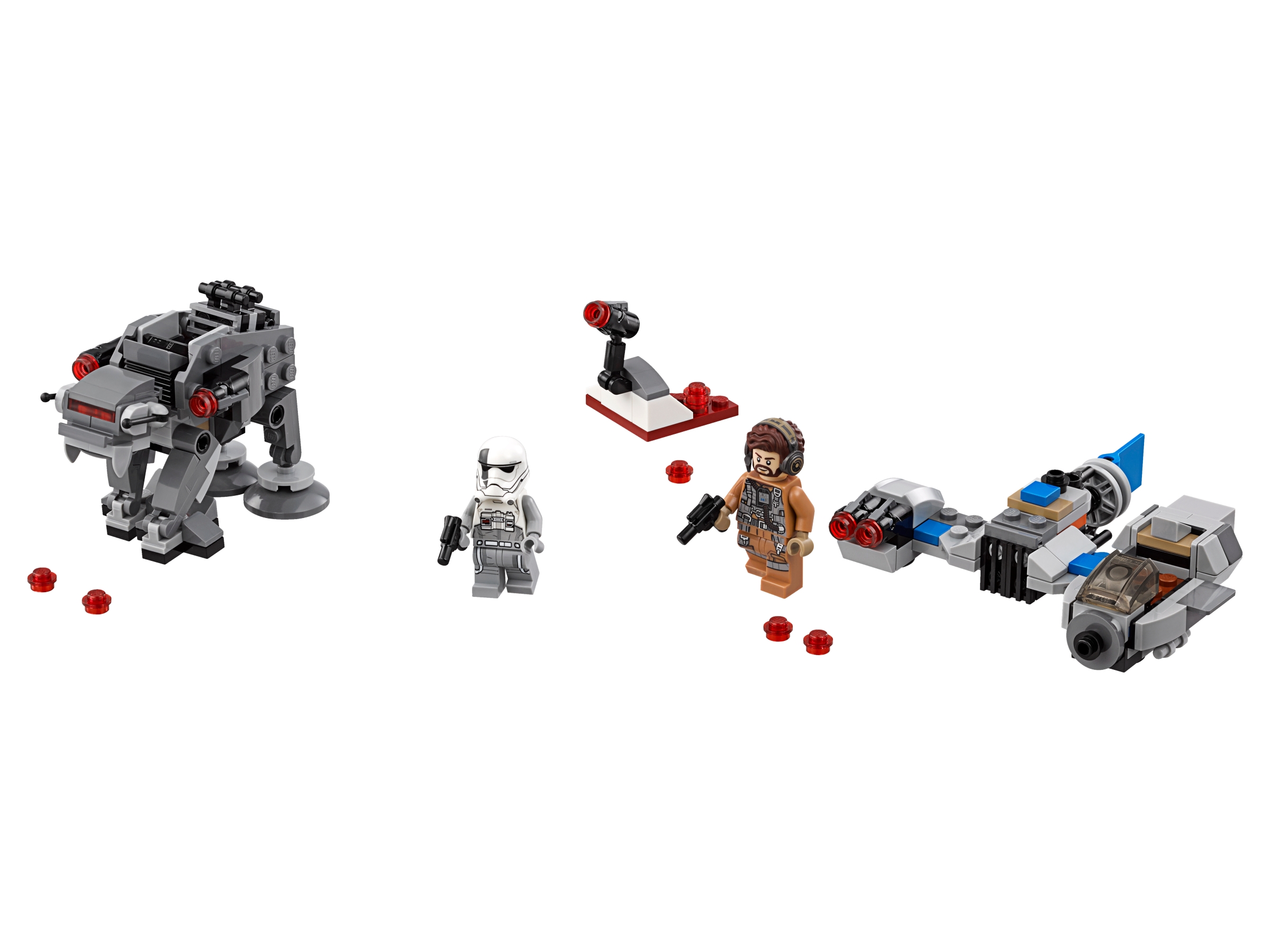 LEGO set 75195-1 Ski Speeder vs First Order Walker Microfighters - Image 1