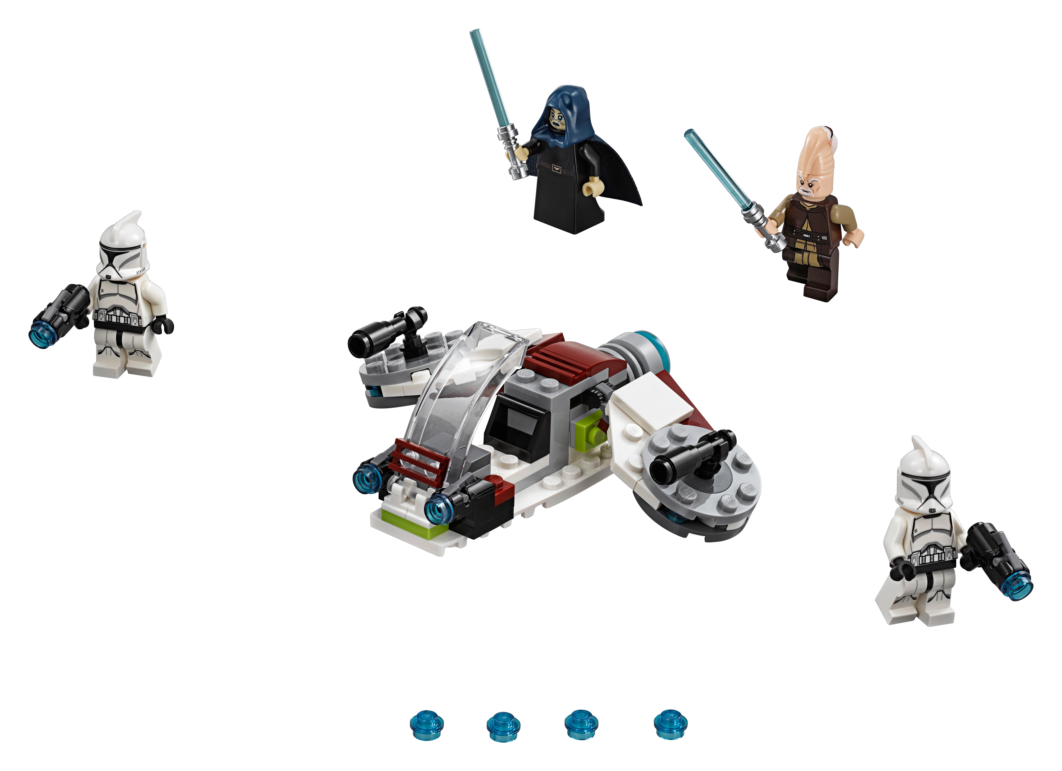 LEGO set 75206-1 Jedi and Clone Troopers Battle Pack - Image 1