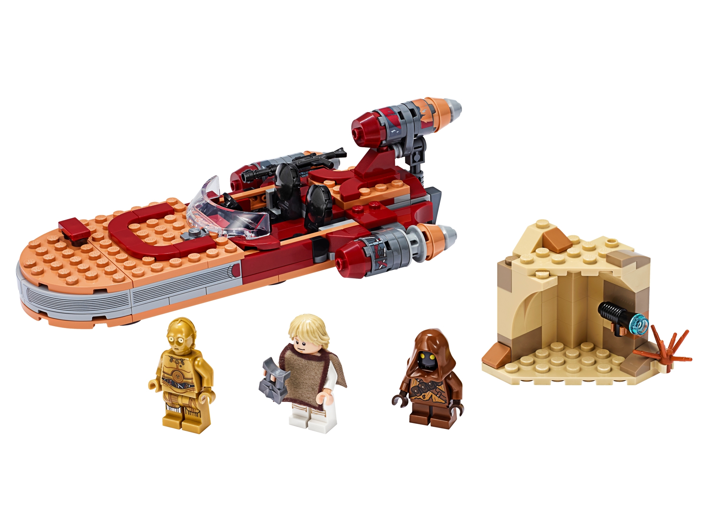 LEGO set 75271-1 Luke Skywalker's Landspeeder - Image 1