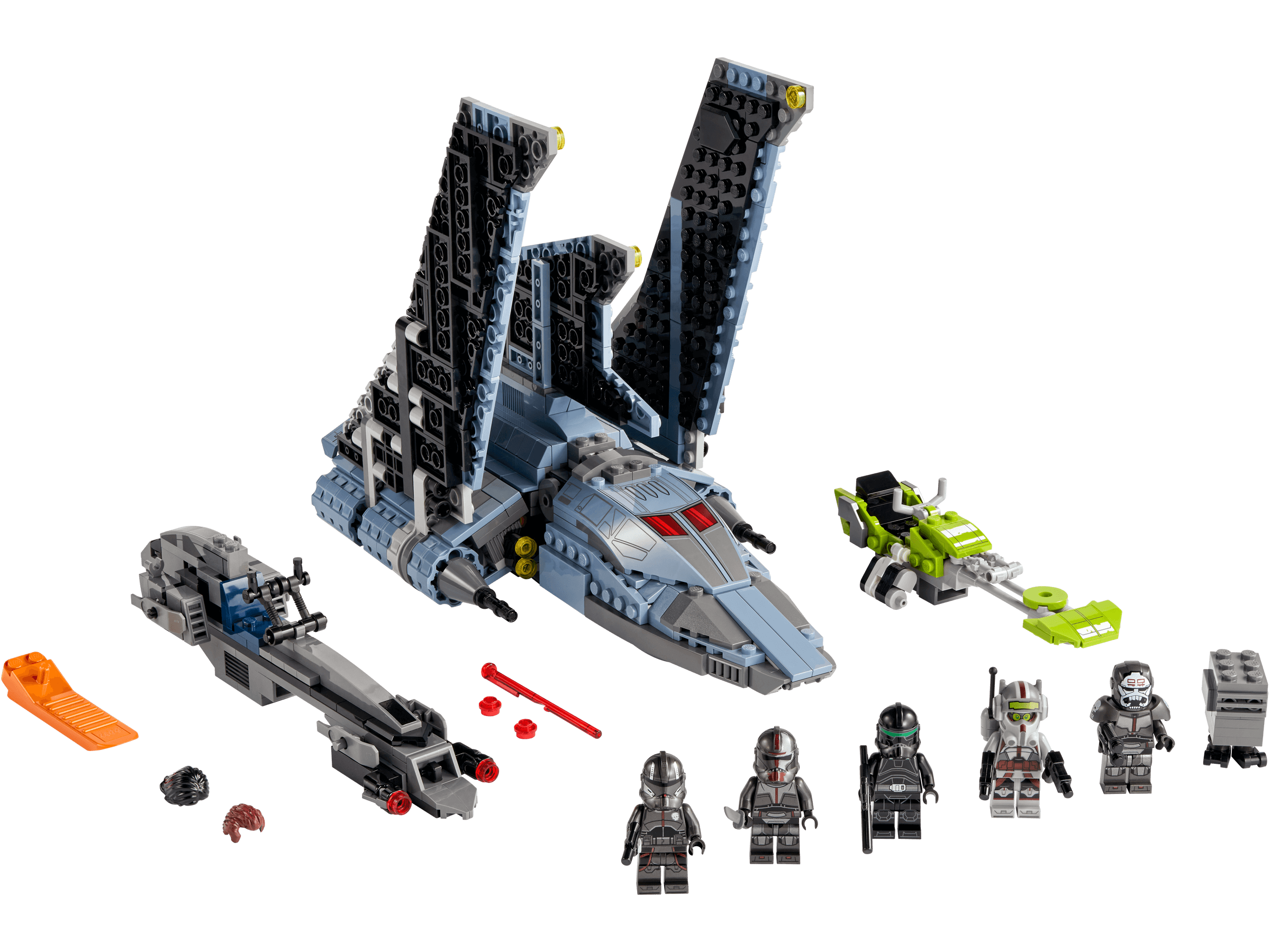 LEGO set 75314-1 The Bad Batch Attack Shuttle - Image 1
