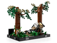 LEGO set 75353-1 Endor Speeder Chase Diorama - Image 3