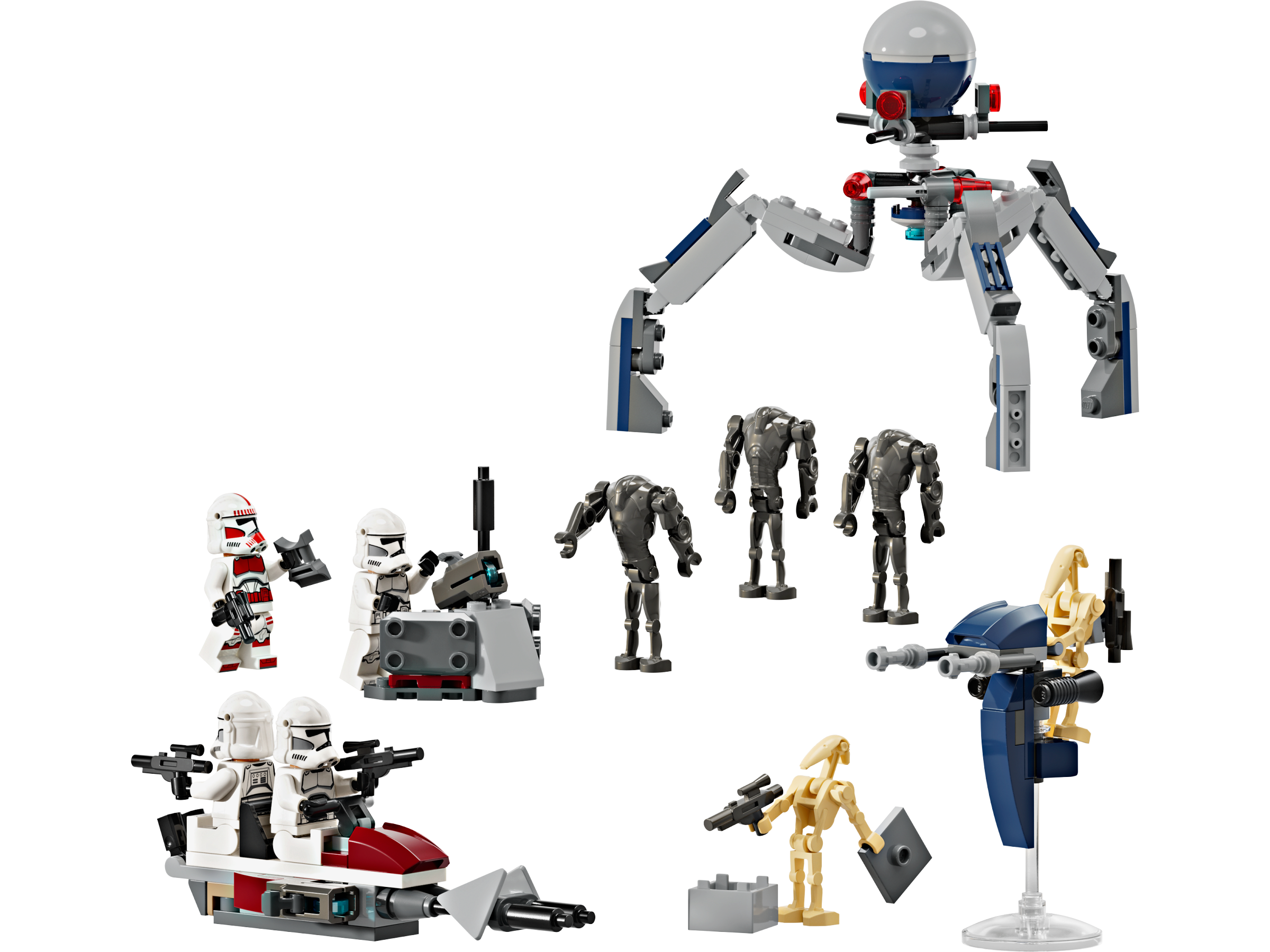 LEGO set 75372-1 Clone Trooper & Battle Droid Battle Pack - Image 1