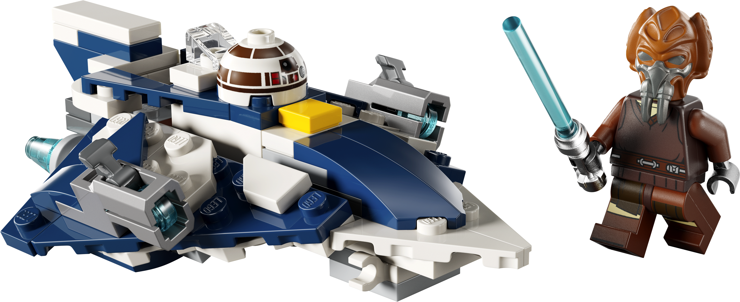 LEGO set 75400-1 Plo Koon's Jedi Starfighter Microfighter - Image 1