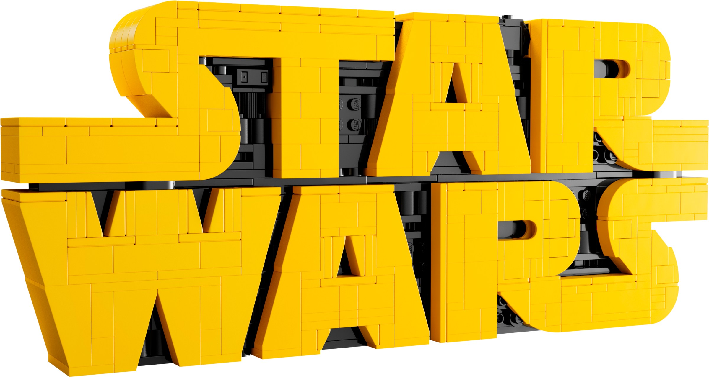 LEGO set 75407-1 Brick-Built Star Wars Logo - Image 1