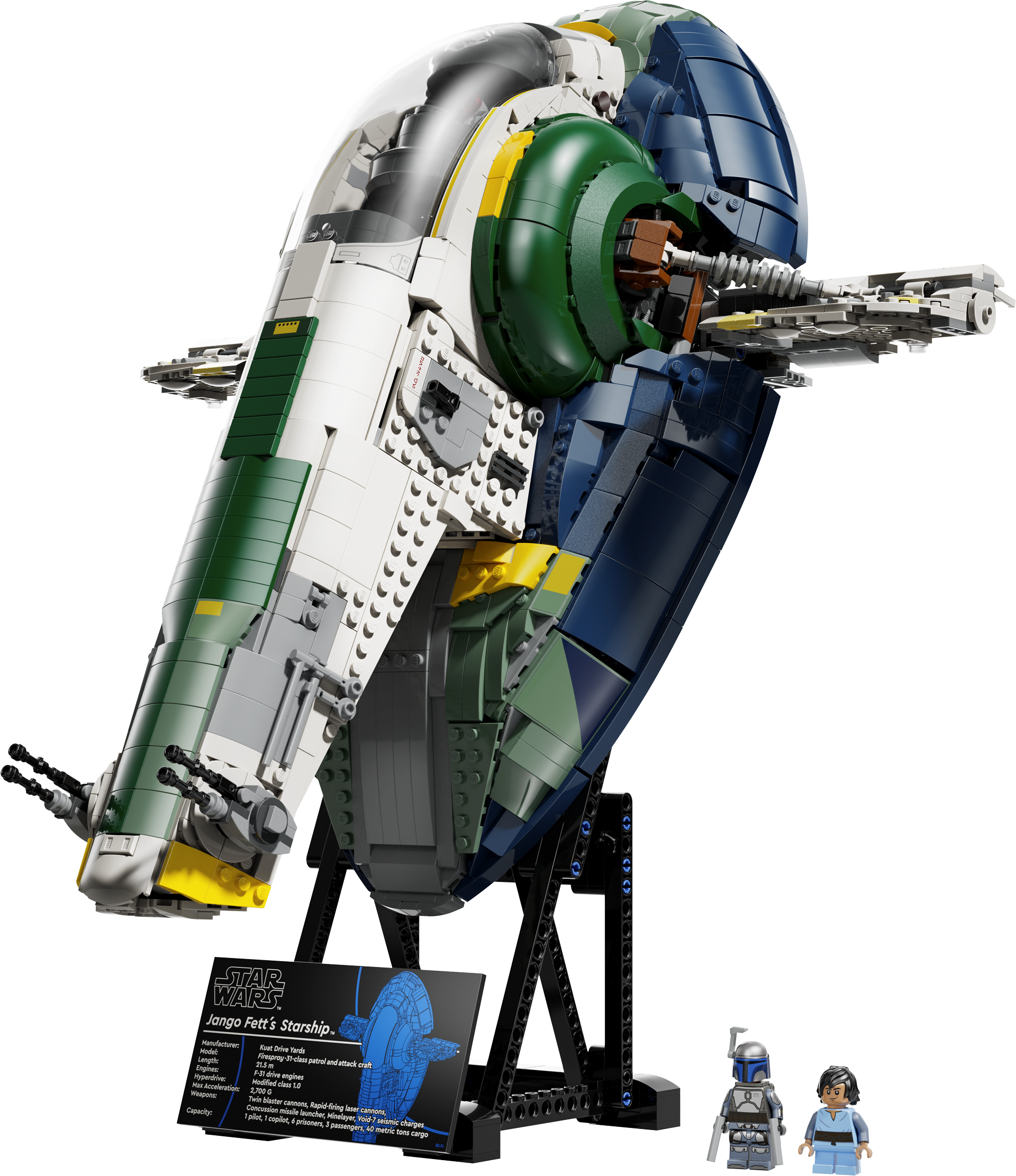 LEGO set 75409-1 Jango Fett's Firespray-Class Starship - Image 1