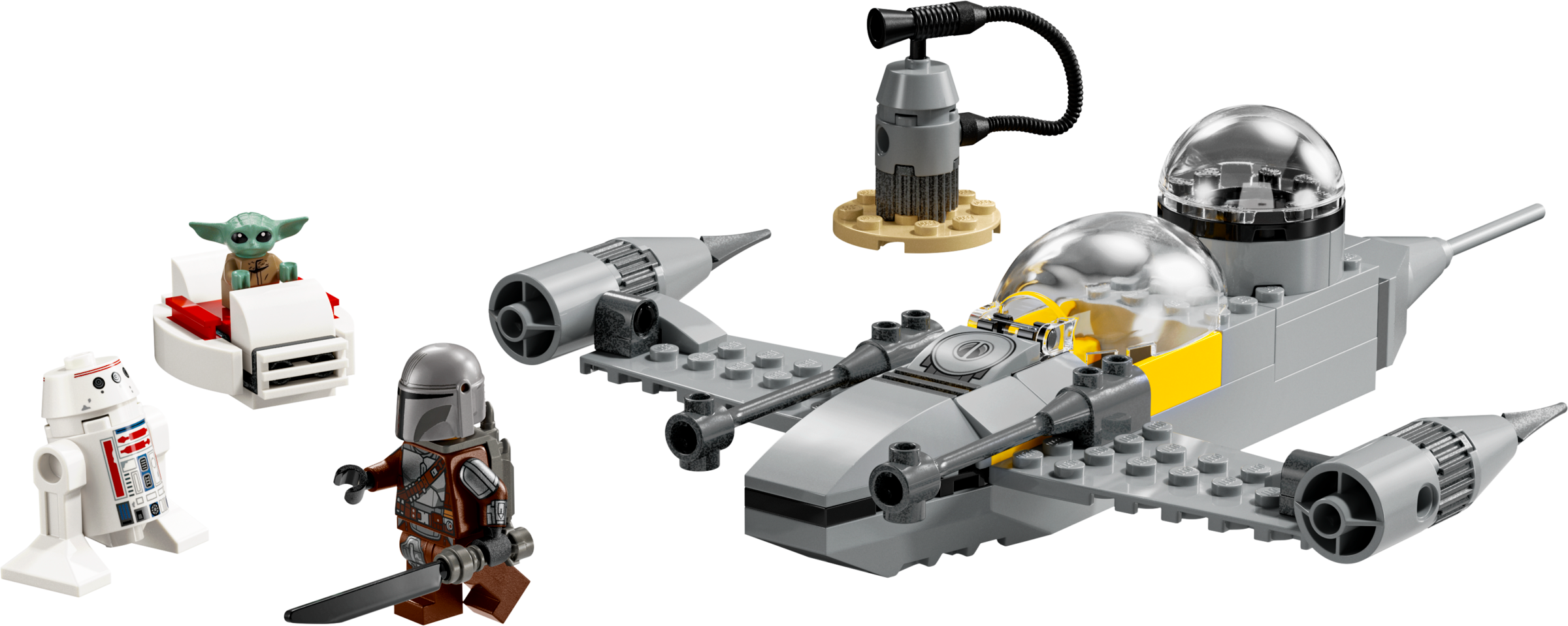 LEGO set 75410-1 Mando and Grogu's N-1 Starfighter - Image 1