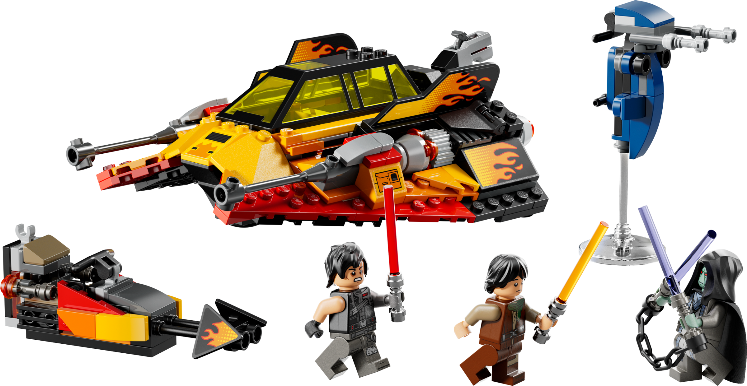 LEGO set 75414-1 The Force Burner Snowspeeder - Image 1