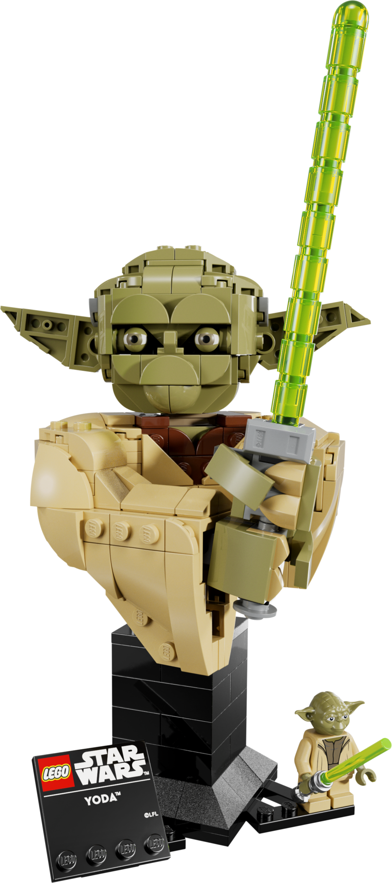 LEGO set 75438-1 Yoda Bust - Image 1