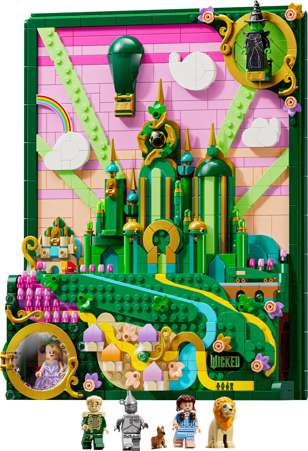 LEGO set 75685-1 Emerald City Wall Art - Image 1