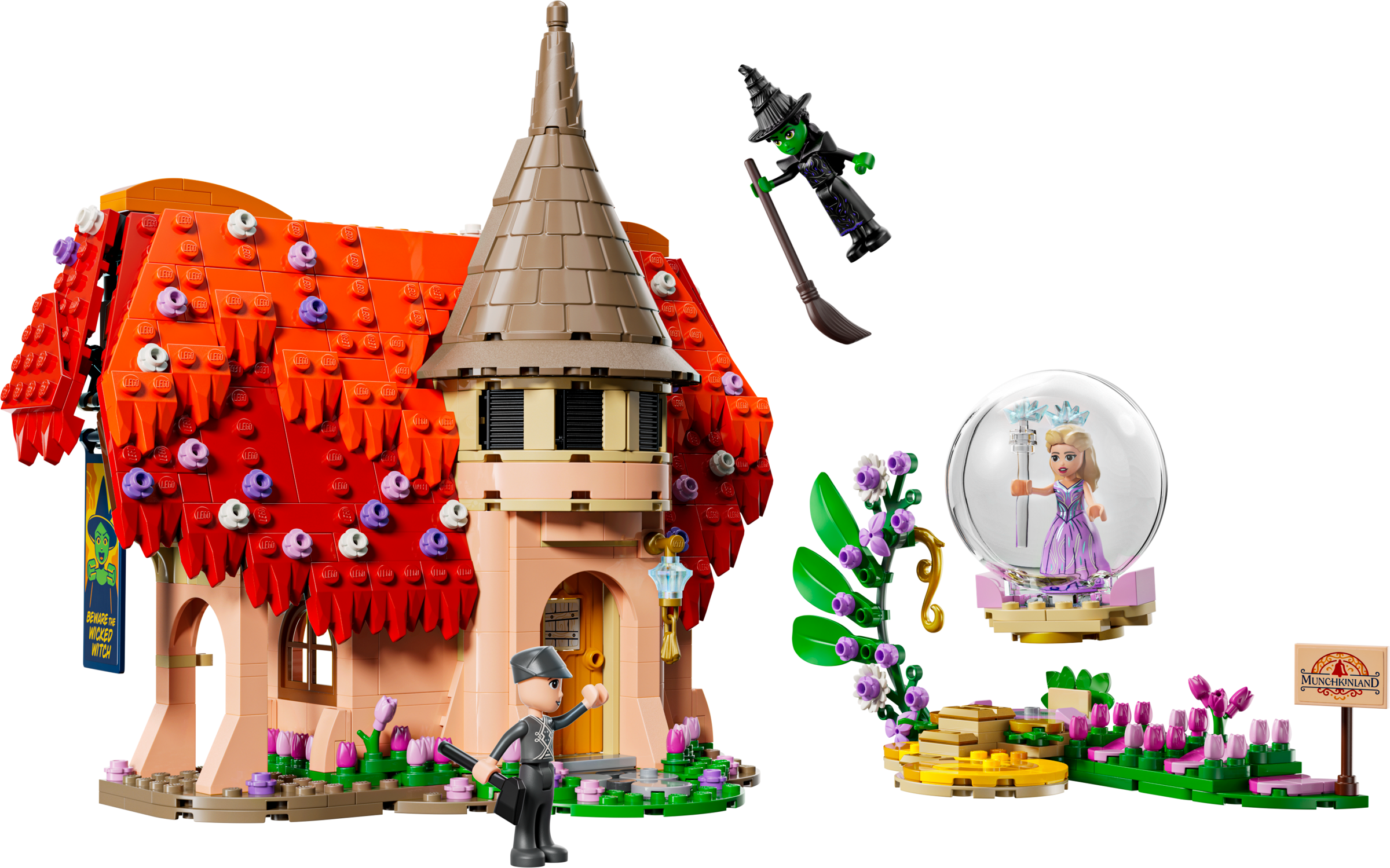 LEGO set 75690-1 Glinda & Elphaba Visit Munchkinland - Image 1