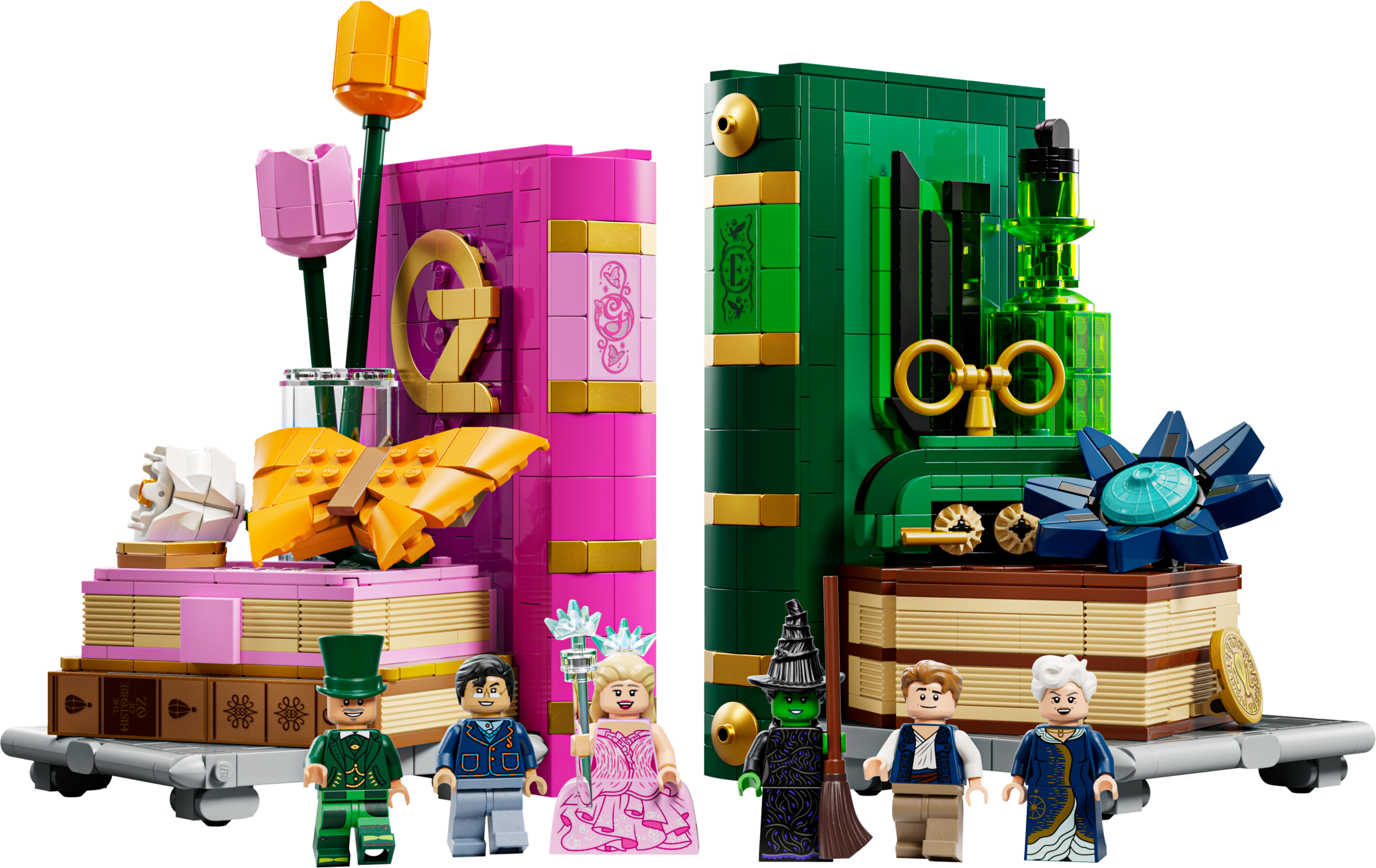 LEGO set 75691-1 Glinda & Elphaba Bookends - Image 1