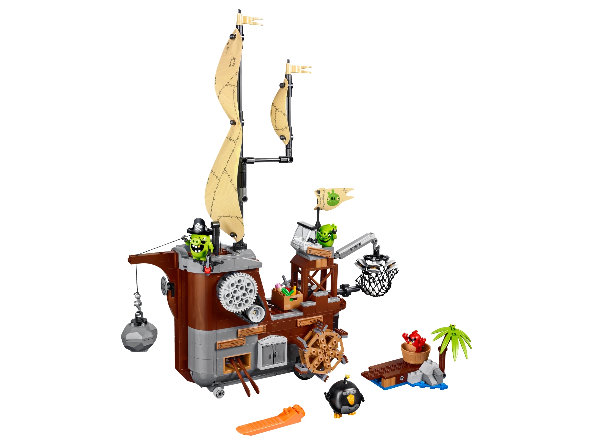 LEGO set 75825-1 Piggy Pirate Ship - Image 1