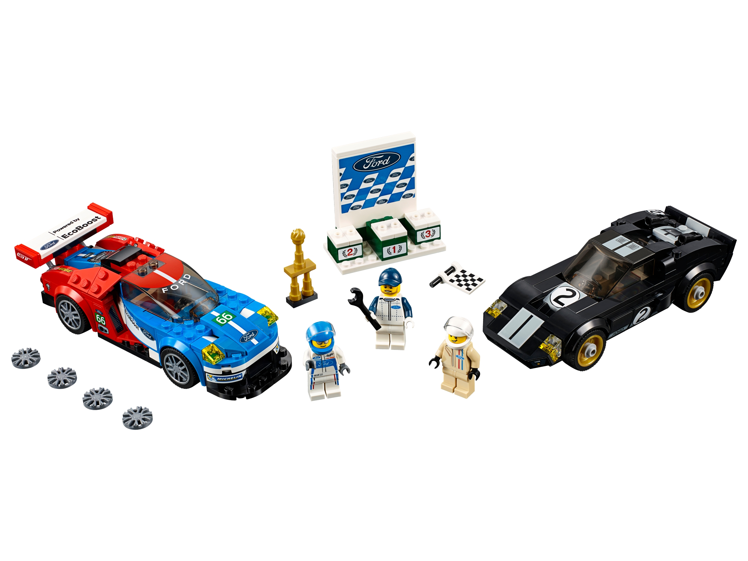 LEGO set 75881-1 2016 Ford GT & 1966 Ford GT40 - Image 1