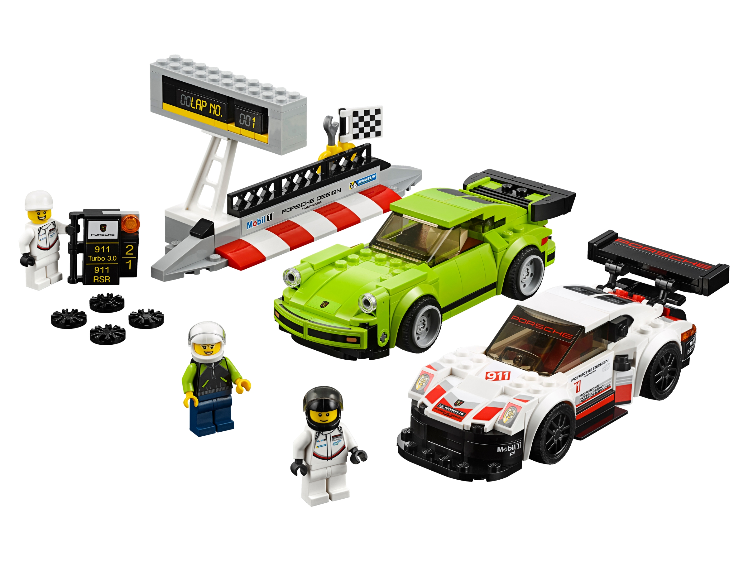 LEGO set 75888-1 Porsche 911 RSR and 911 Turbo 3.0 - Image 1