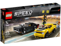 LEGO set 75893-1 2018 Dodge Challenger SRT Demon and 1970 Dodge Charger R/T - Image 2