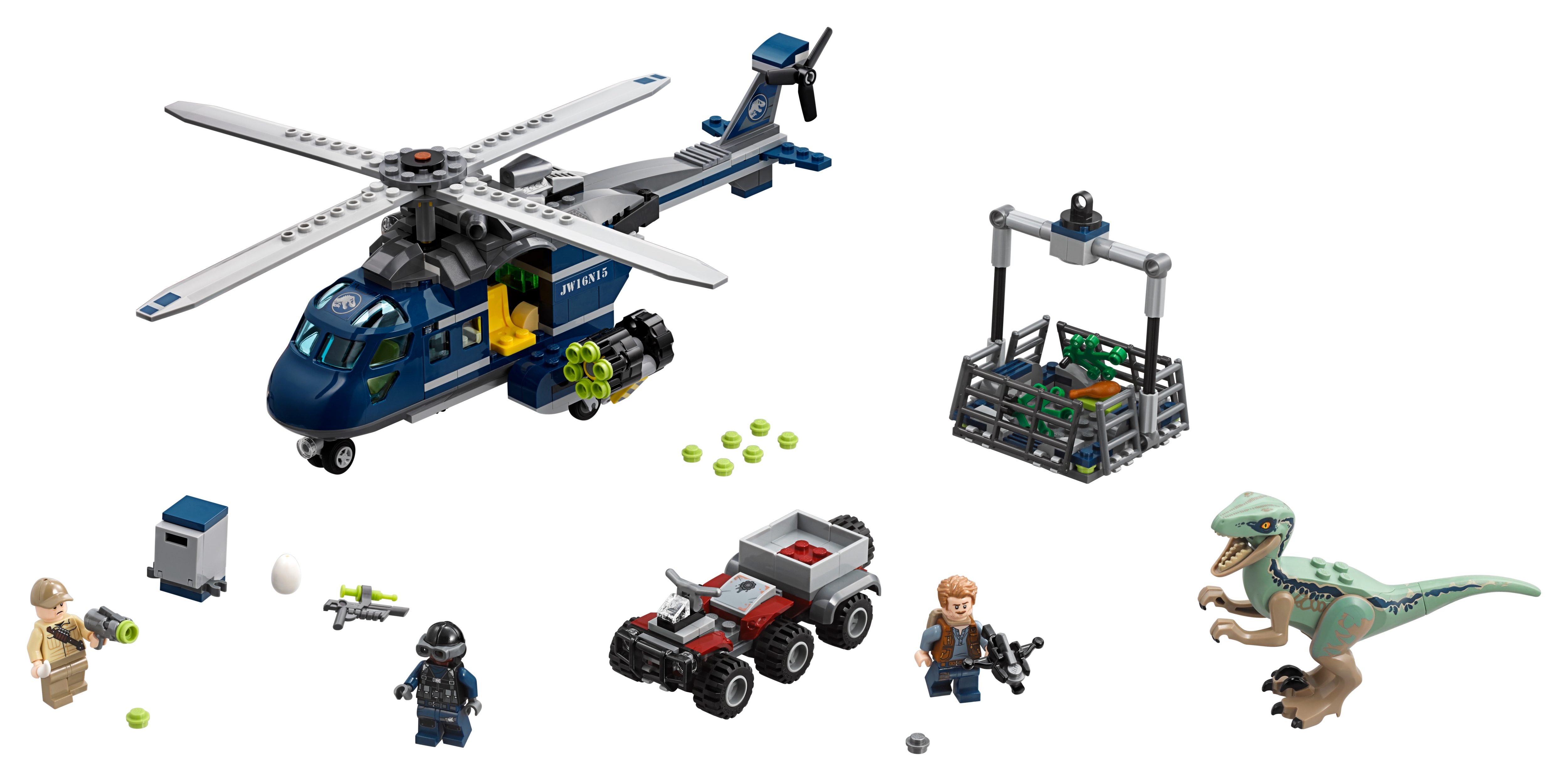 LEGO set 75928-1 Blue's Helicopter Pursuit - Image 1