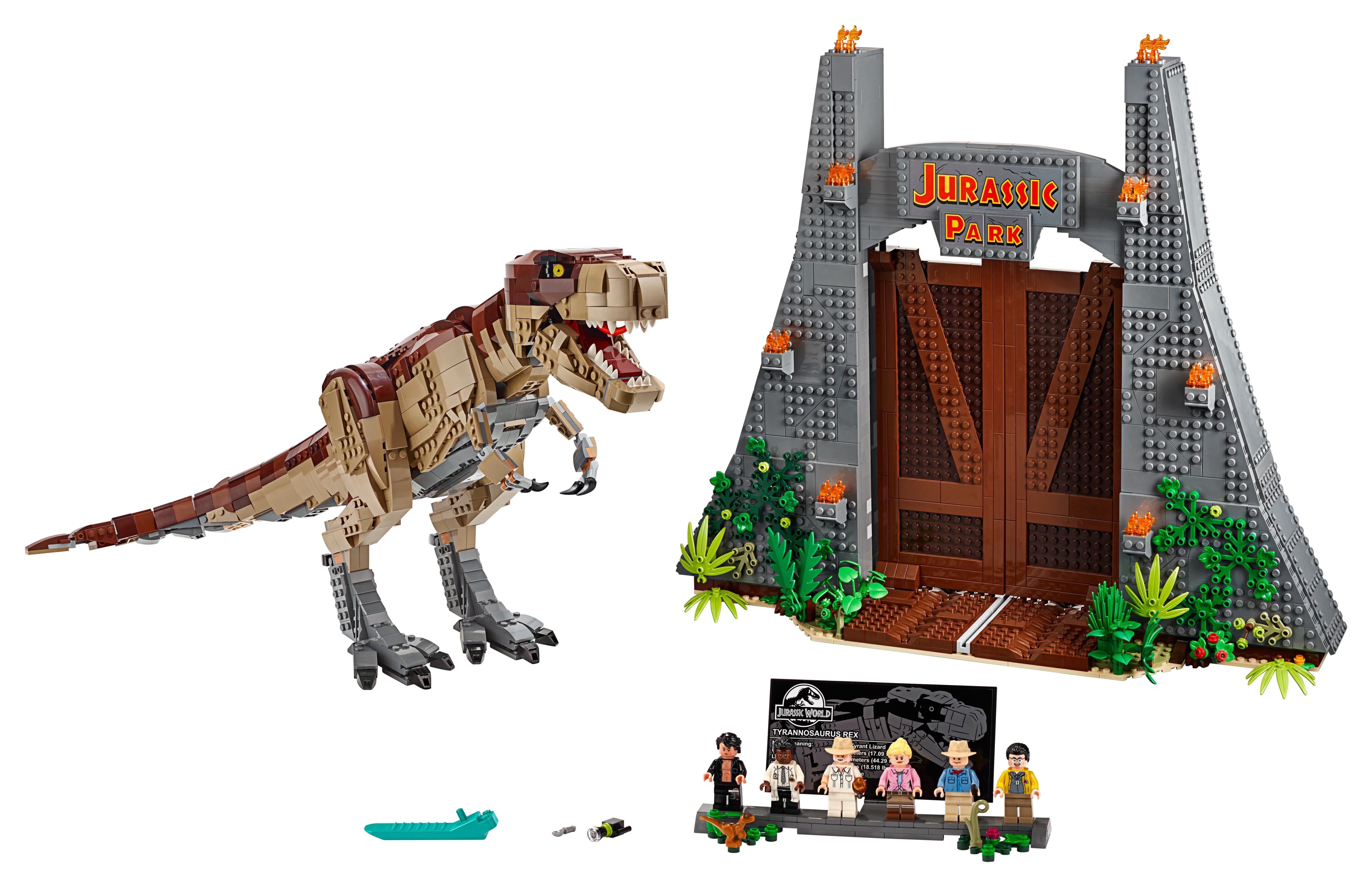 LEGO set 75936-1 Jurassic Park: T. rex Rampage - Image 1