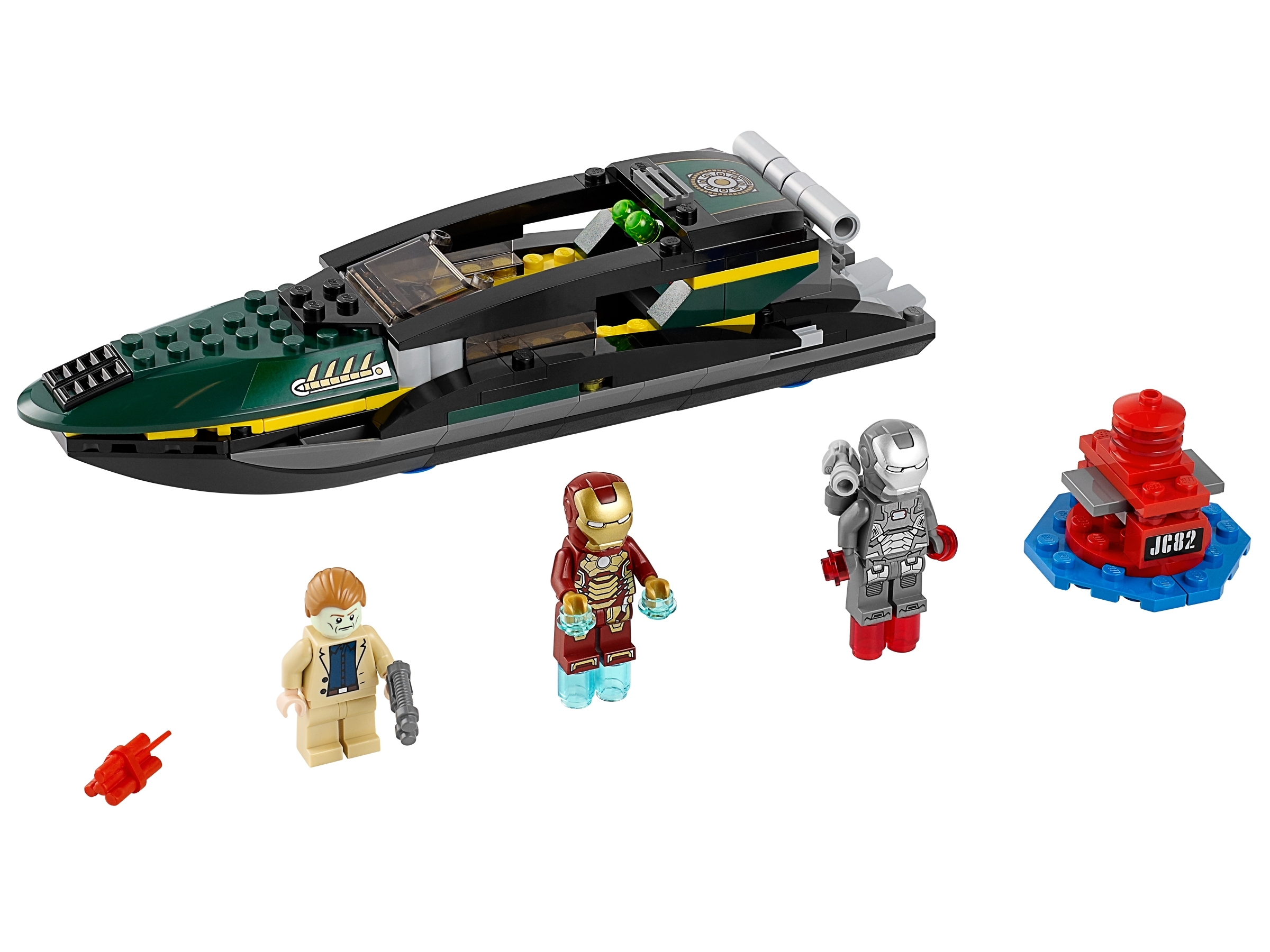 LEGO set 76006-1 Iron Man: Extremis Sea Port Battle - Image 1
