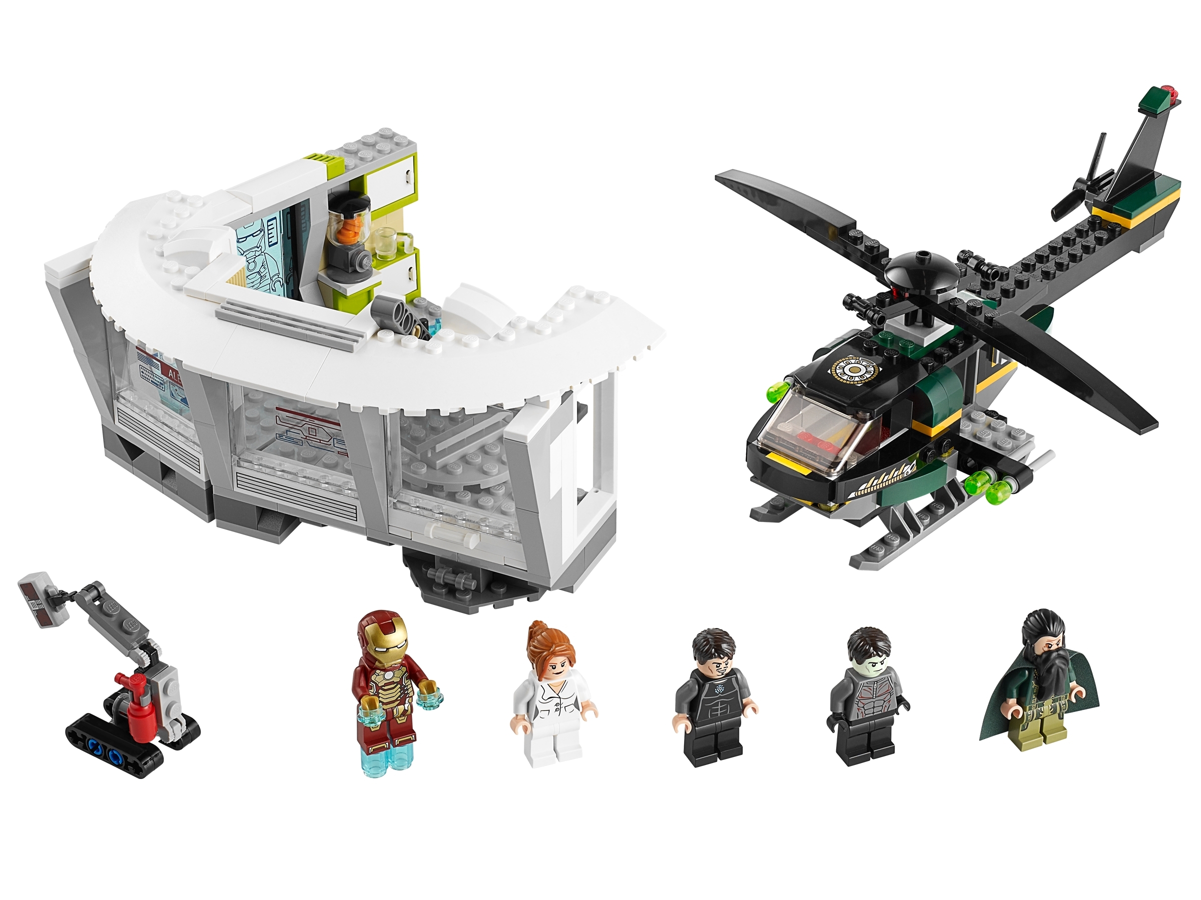 LEGO set 76007-1 Iron Man: Malibu Mansion Attack - Image 1