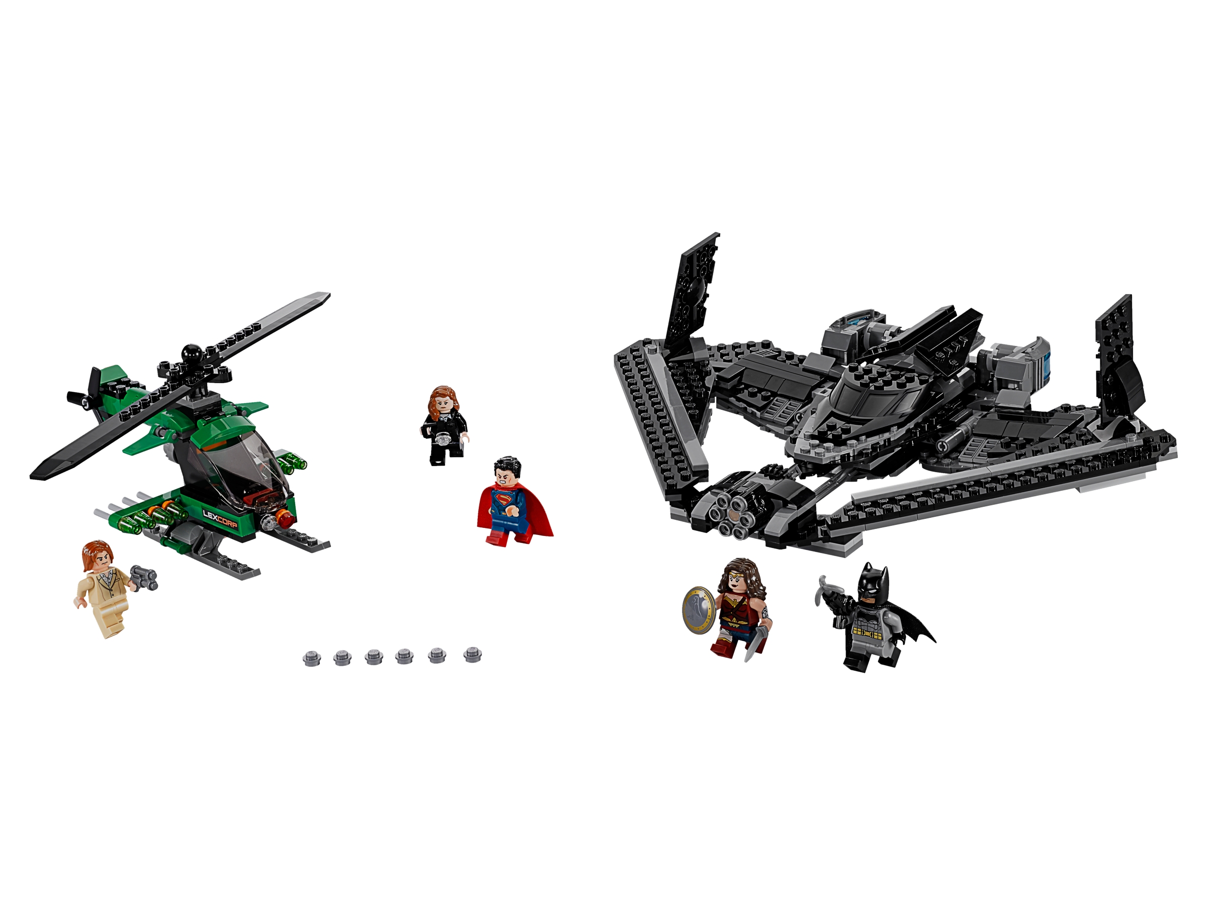 LEGO set 76046-1 Heroes of Justice: Sky High Battle - Image 1