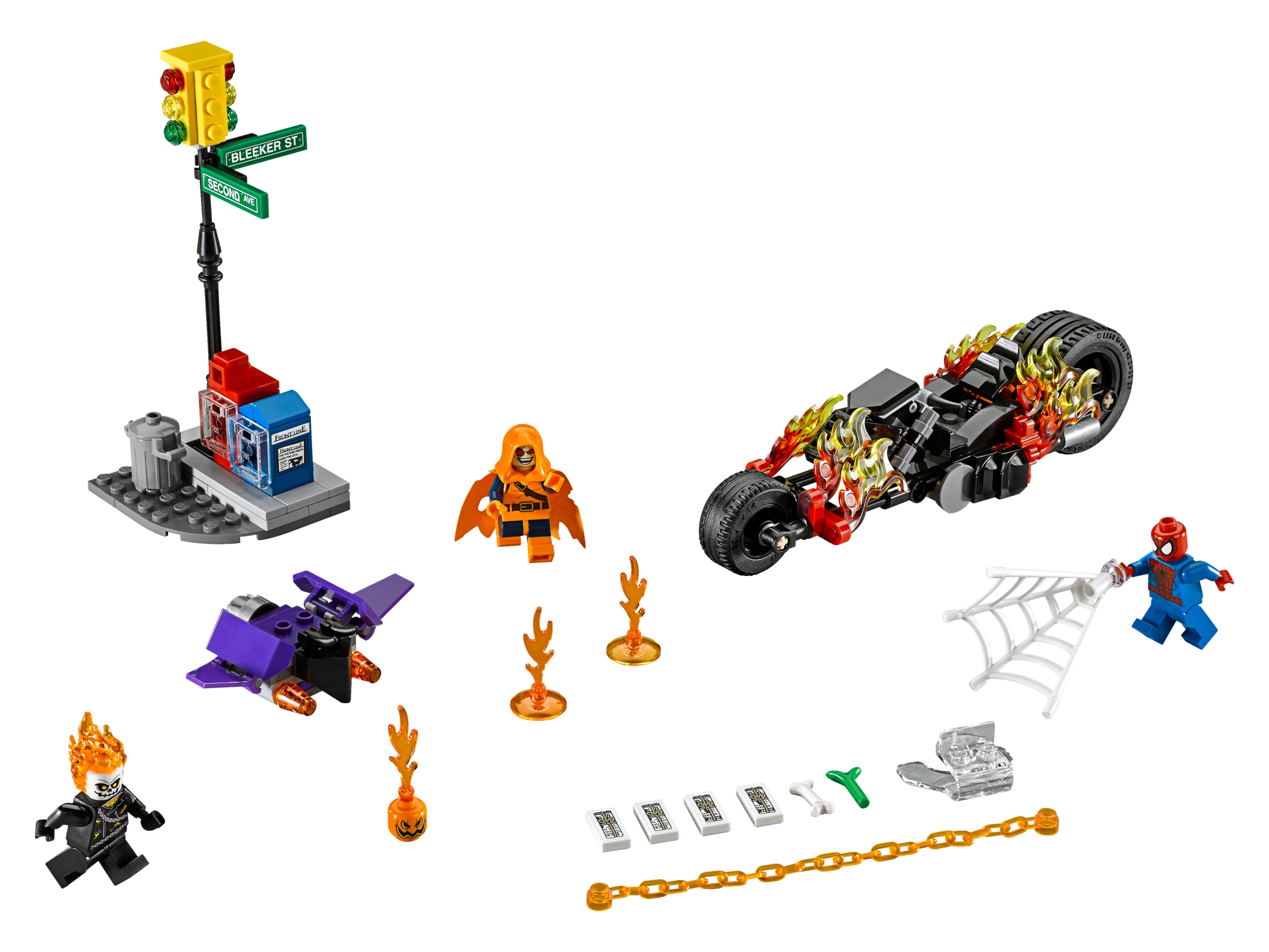 LEGO set 76058-1 Spider-Man: Ghost Rider Team-up - Image 1