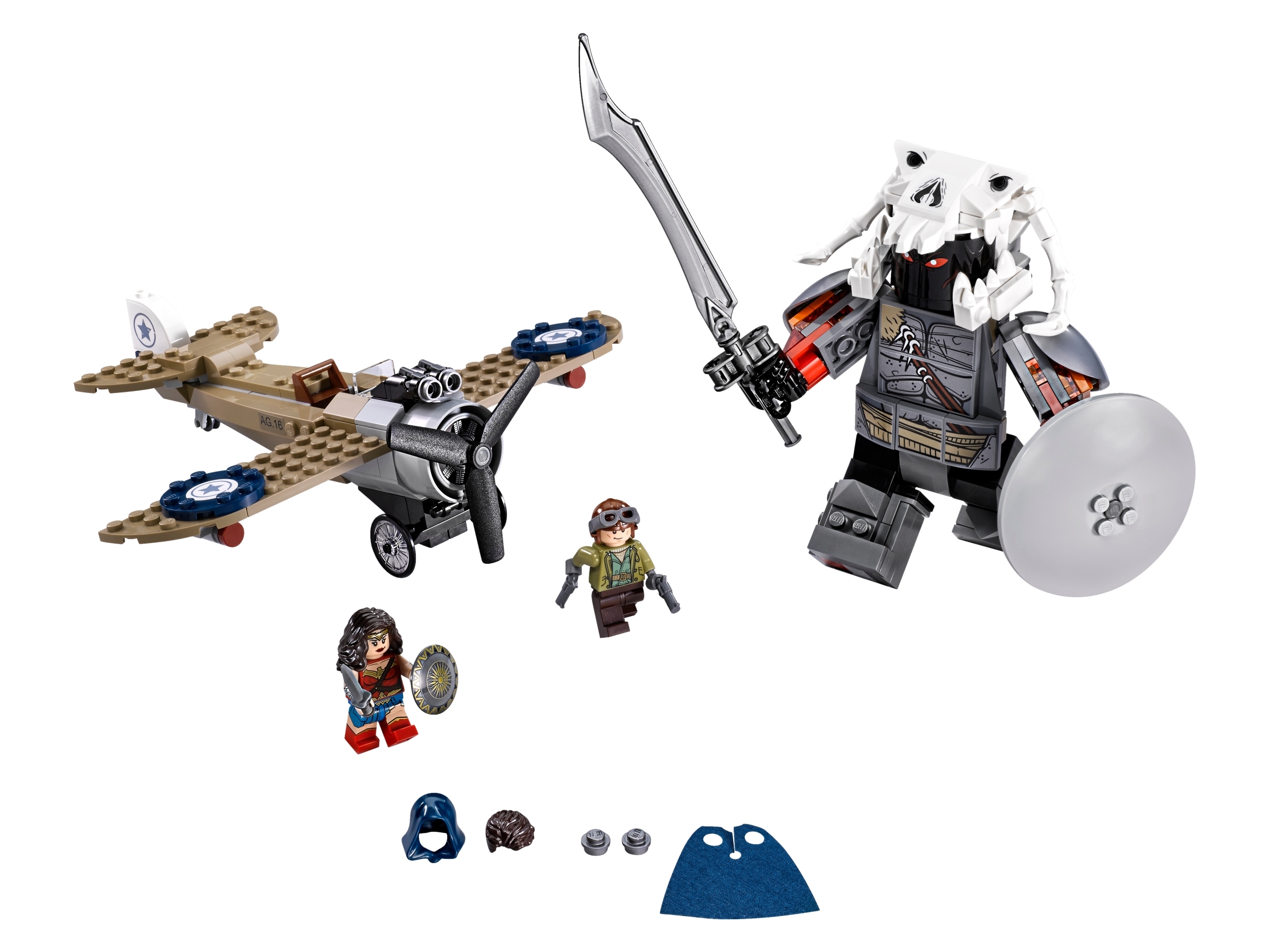 LEGO set 76075-1 Wonder Woman Warrior Battle - Image 1