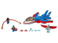 LEGO set 76076-1 Captain America Jet Pursuit - Image 1