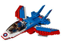 LEGO set 76076-1 Captain America Jet Pursuit - Image 3