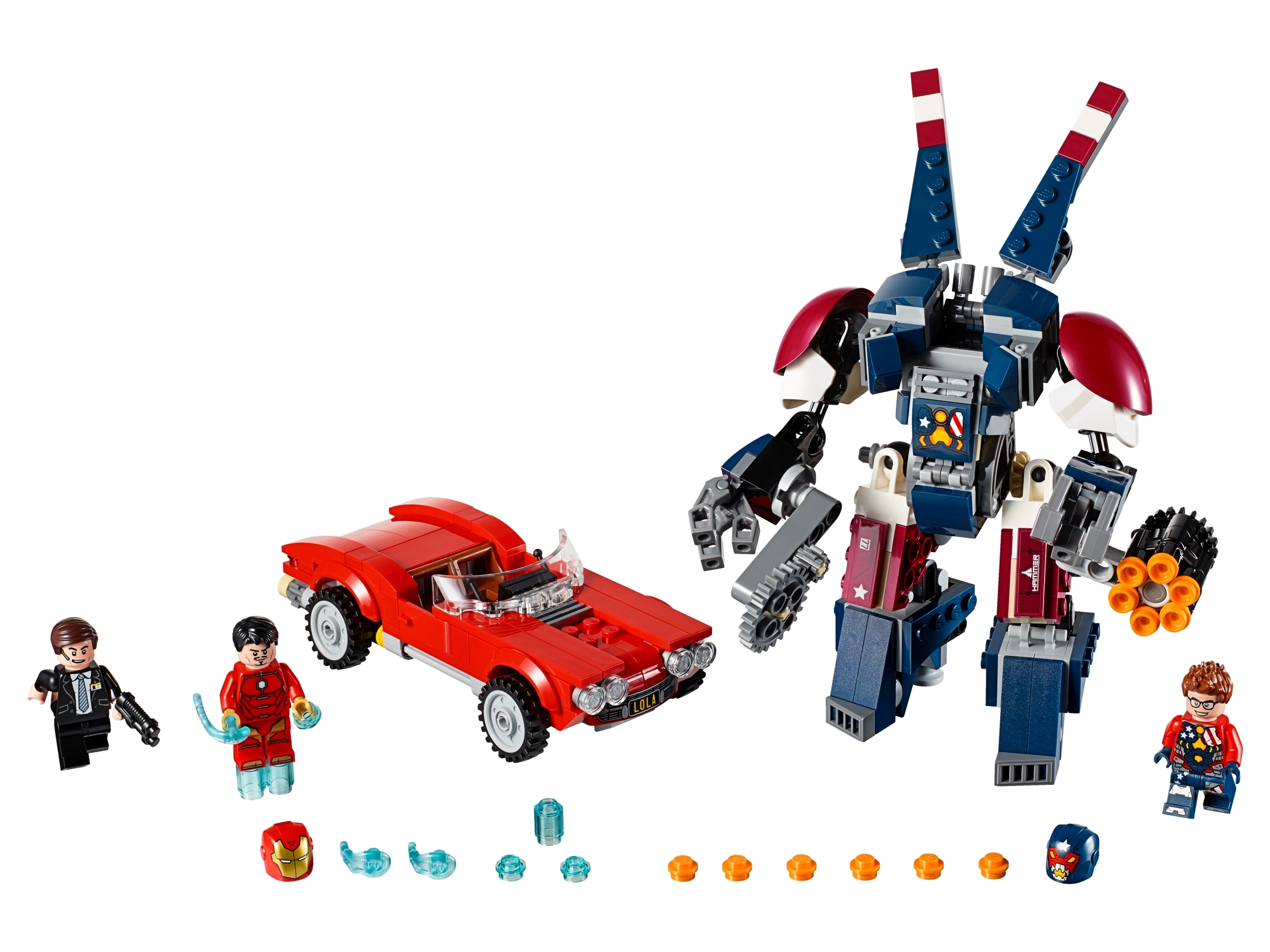 LEGO set 76077-1 Iron Man: Detroit Steel Strikes - Image 1