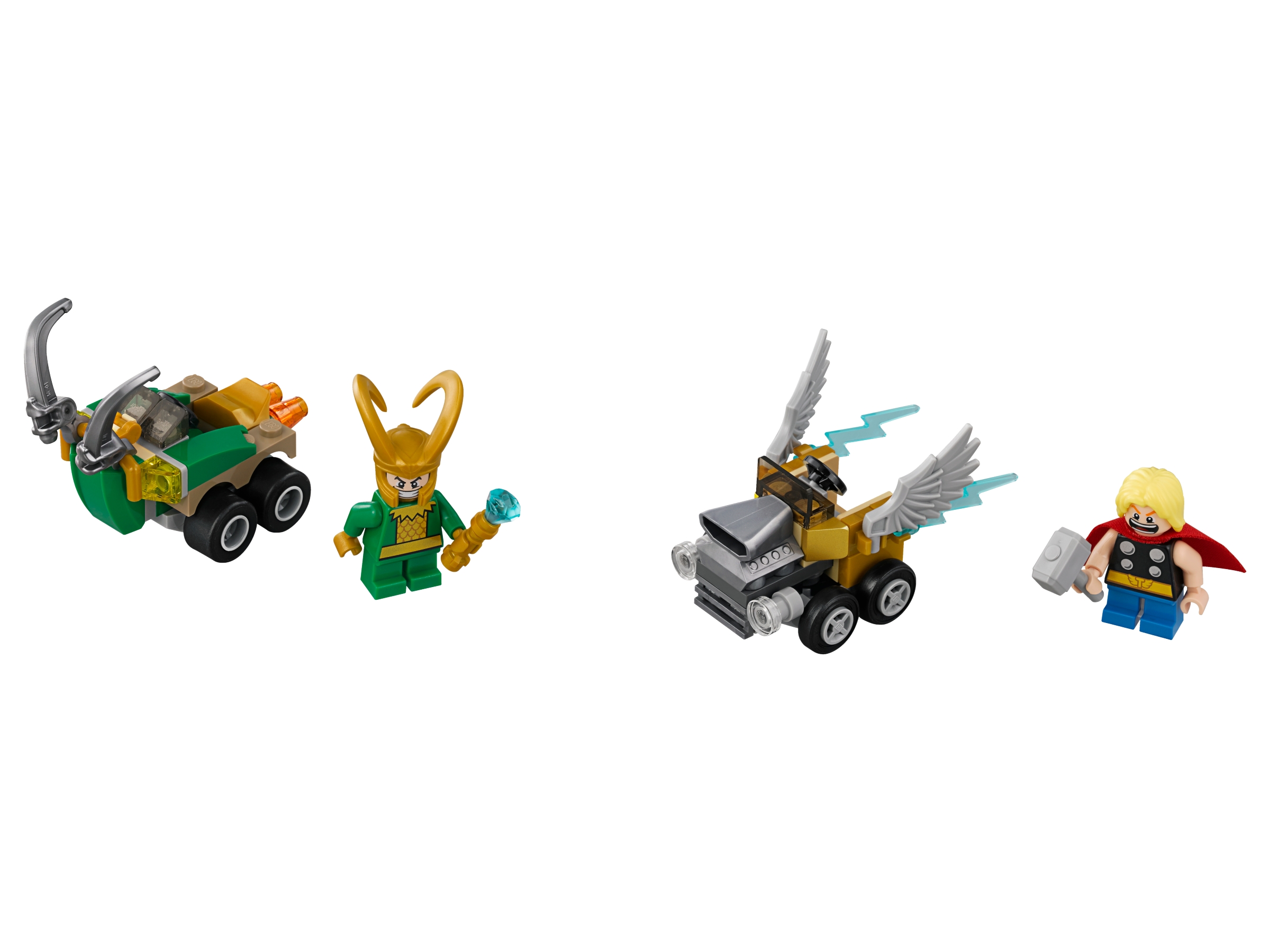 LEGO set 76091-1 Mighty Micros: Thor vs. Loki - Image 1