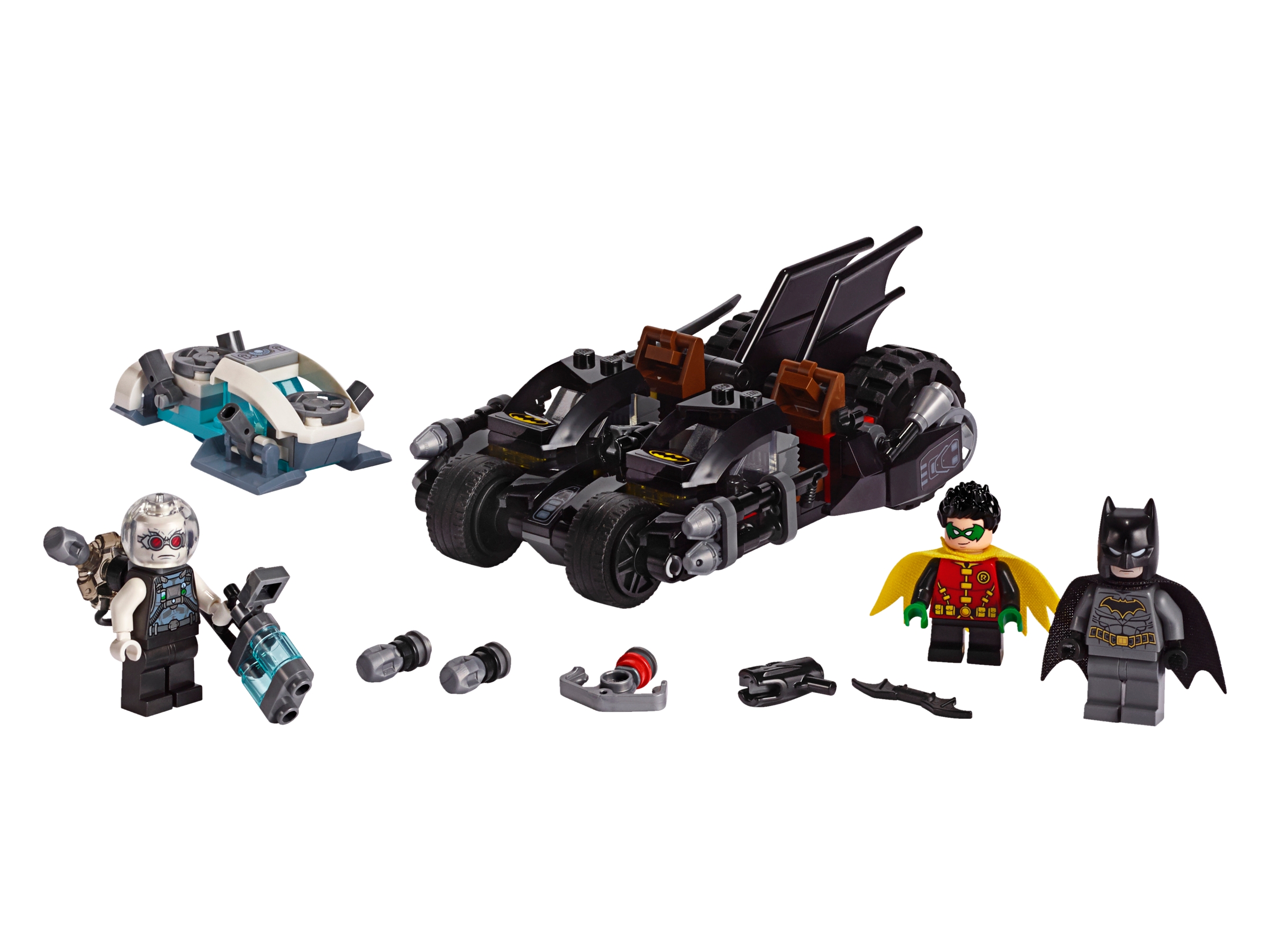 LEGO set 76118-1 Mr. Freeze Batcycle Battle - Image 1