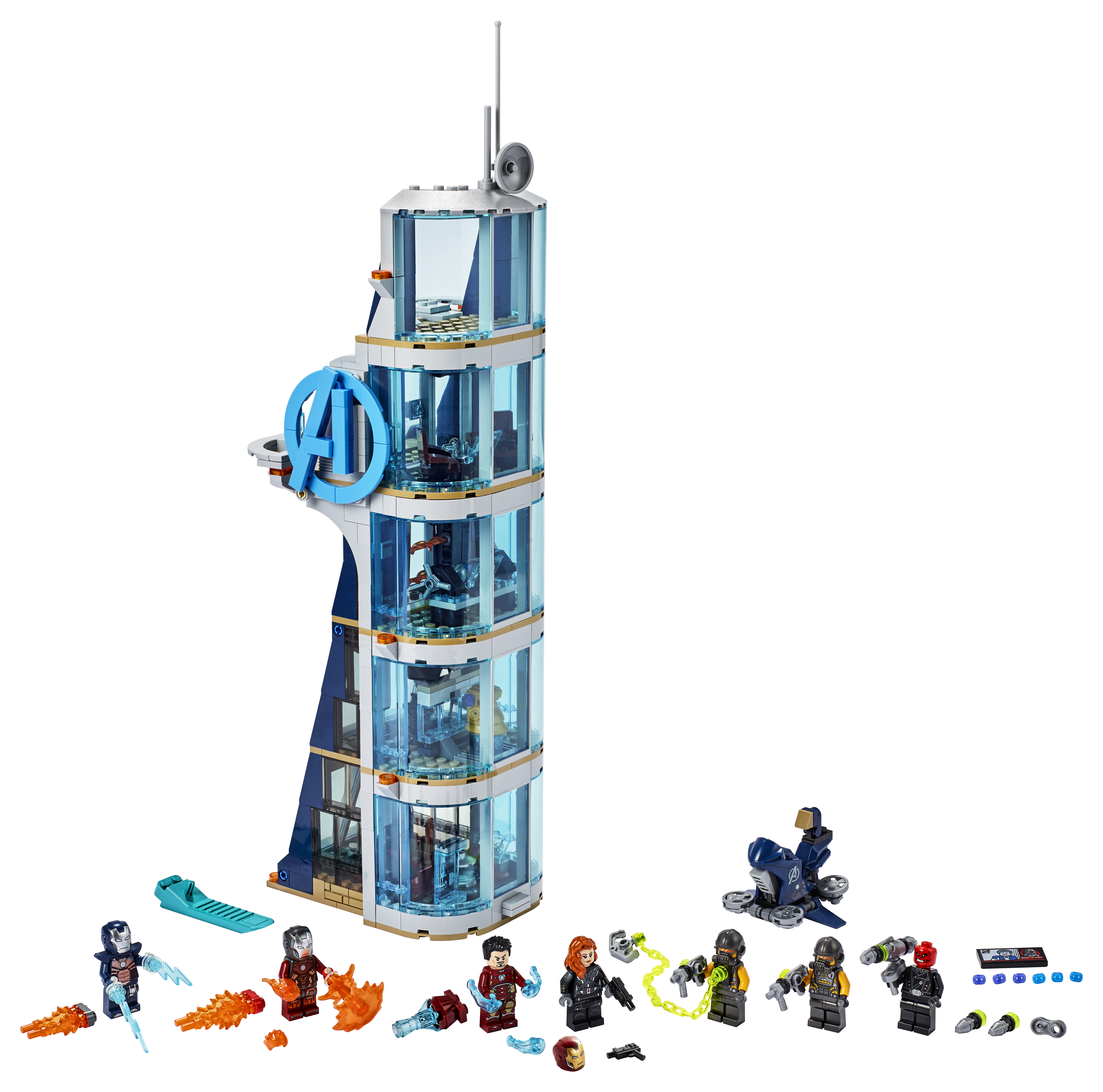 LEGO set 76166-1 Avengers Tower Battle - Image 1