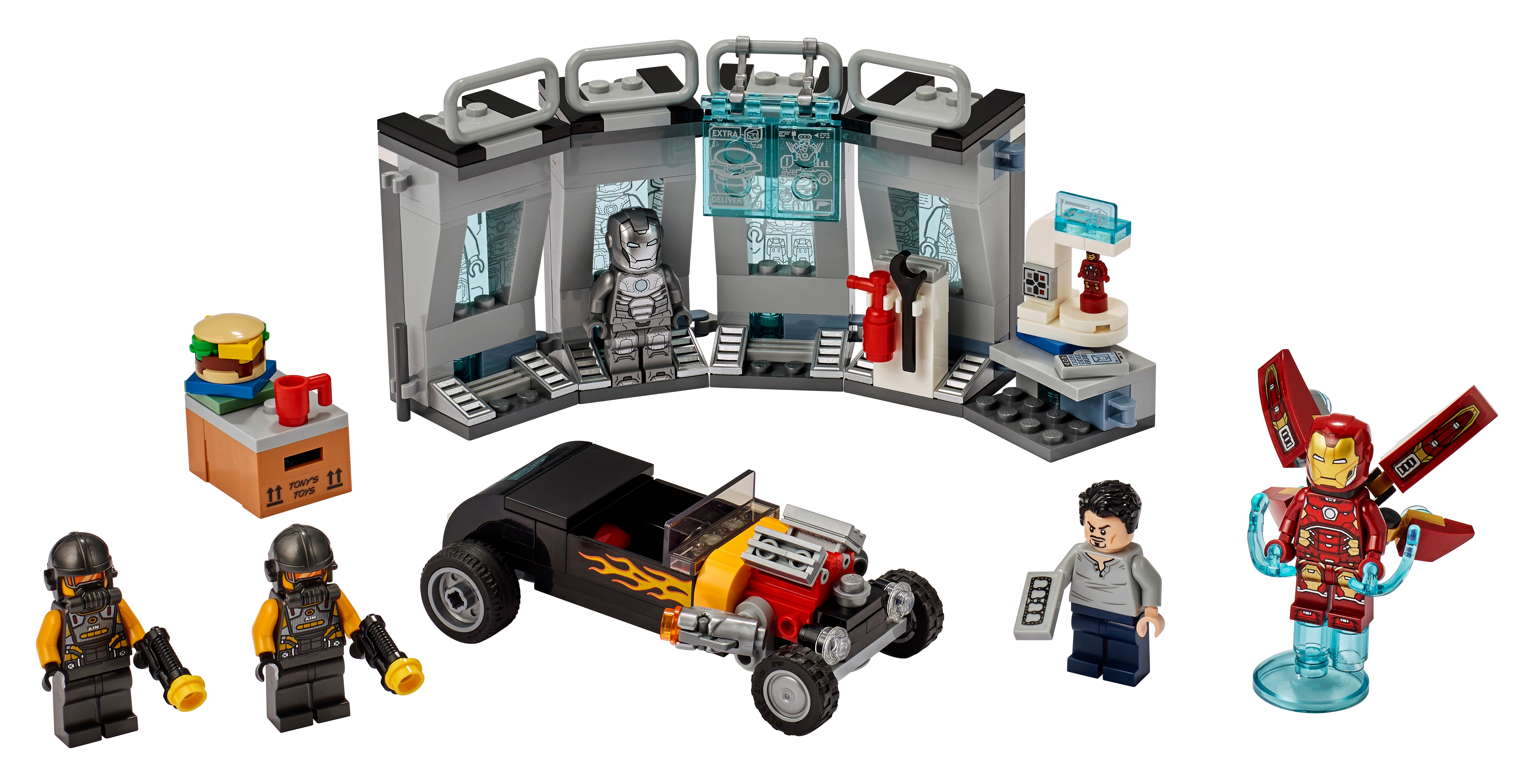 LEGO set 76167-1 Iron Man Armory - Image 1