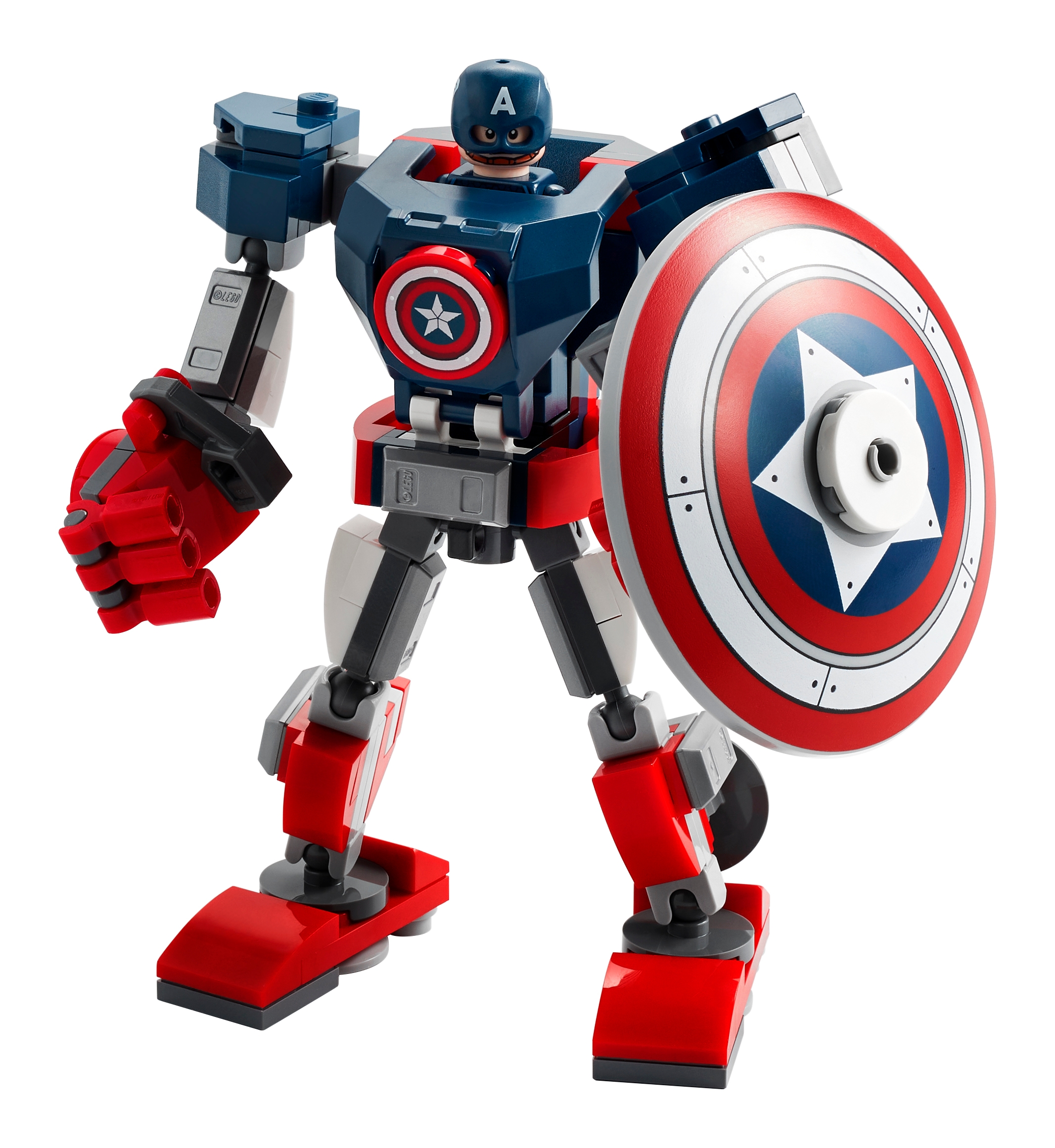 LEGO set 76168-1 Captain America Mech Armor - Image 1